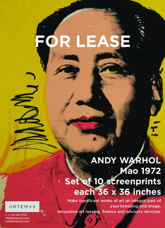 Andy Warhol’s Mao set for lease
