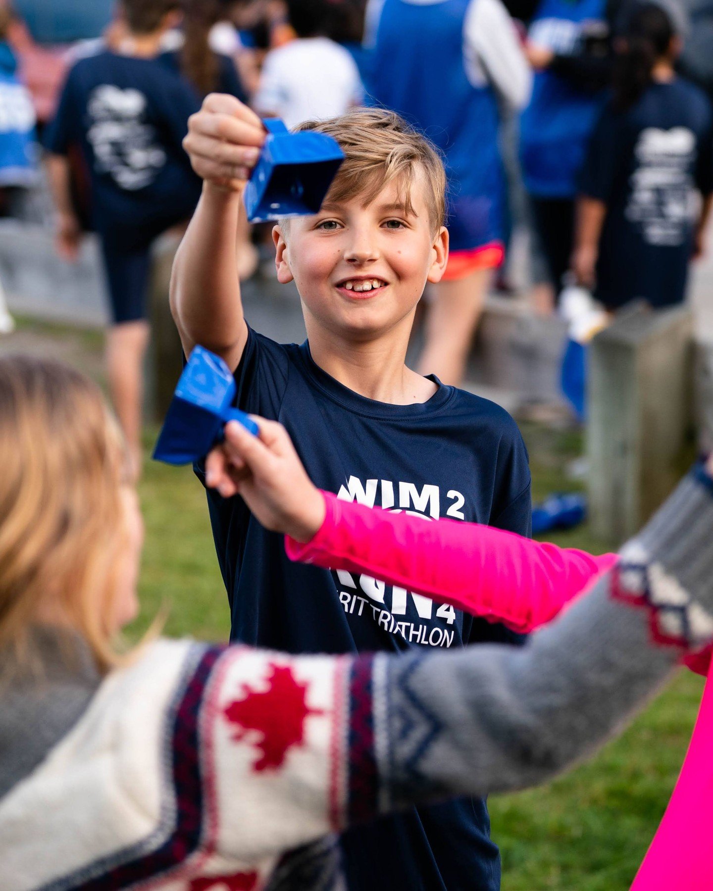 Cheer squad at the ready! 🔔 

#TriathlonPride #FinishLineFeels #CommunityStrong #TriathlonKids
