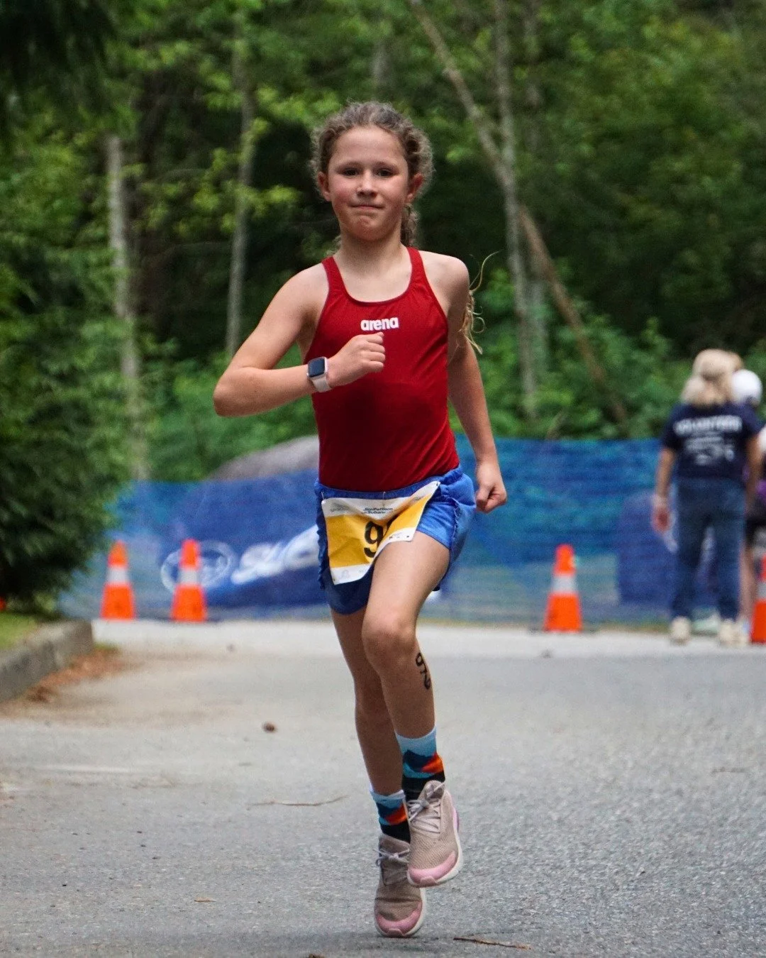 It's all smiles on the home stretch 🤗 

#PoCo #TriCities #CommunityTriathlon