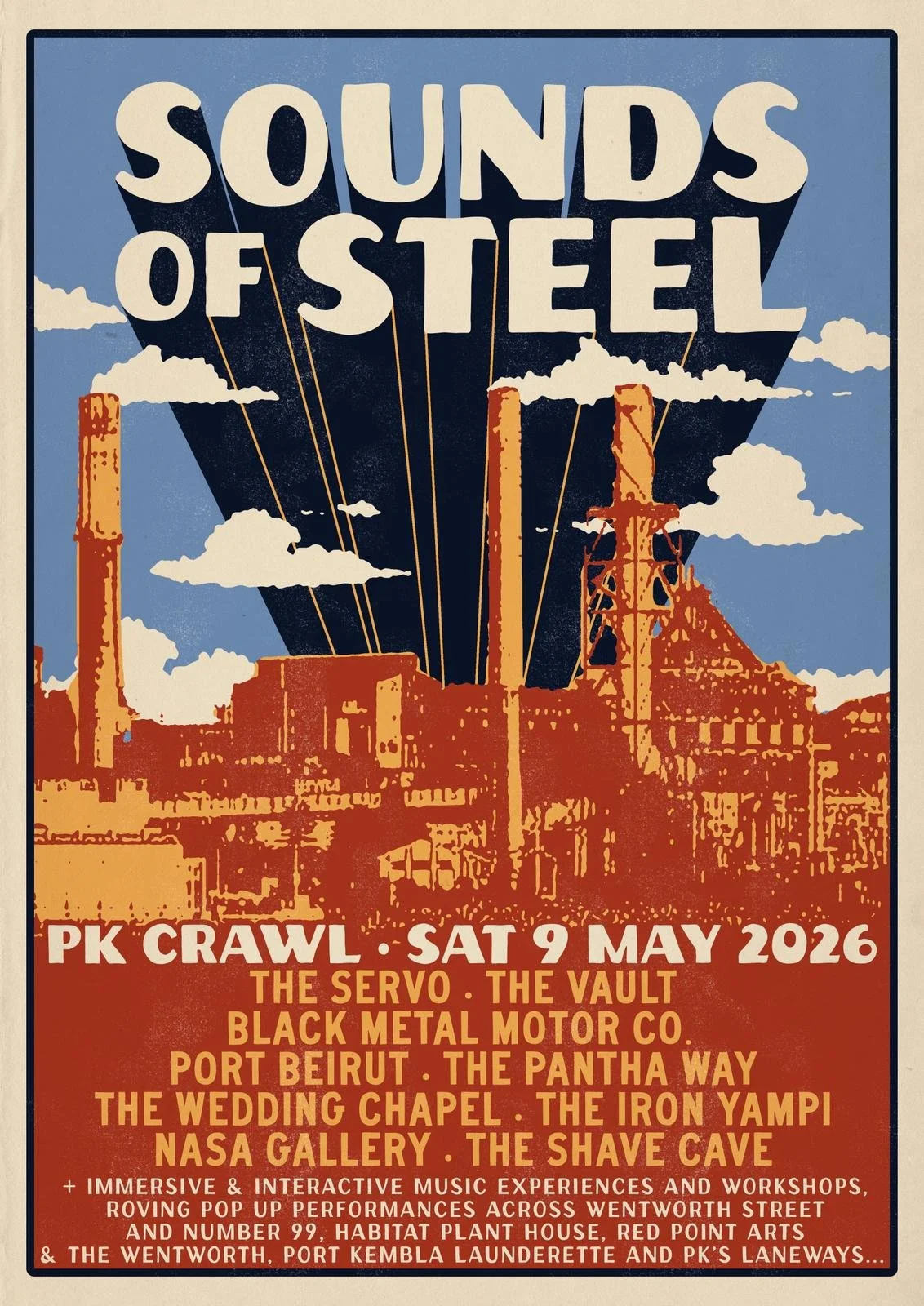 Sounds of Steel PK Crawl Poster