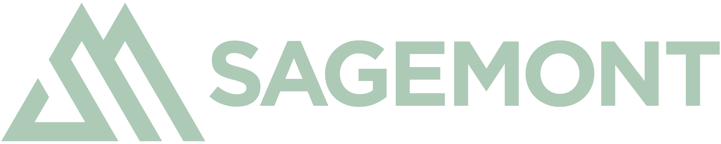 Sagemont logo light green