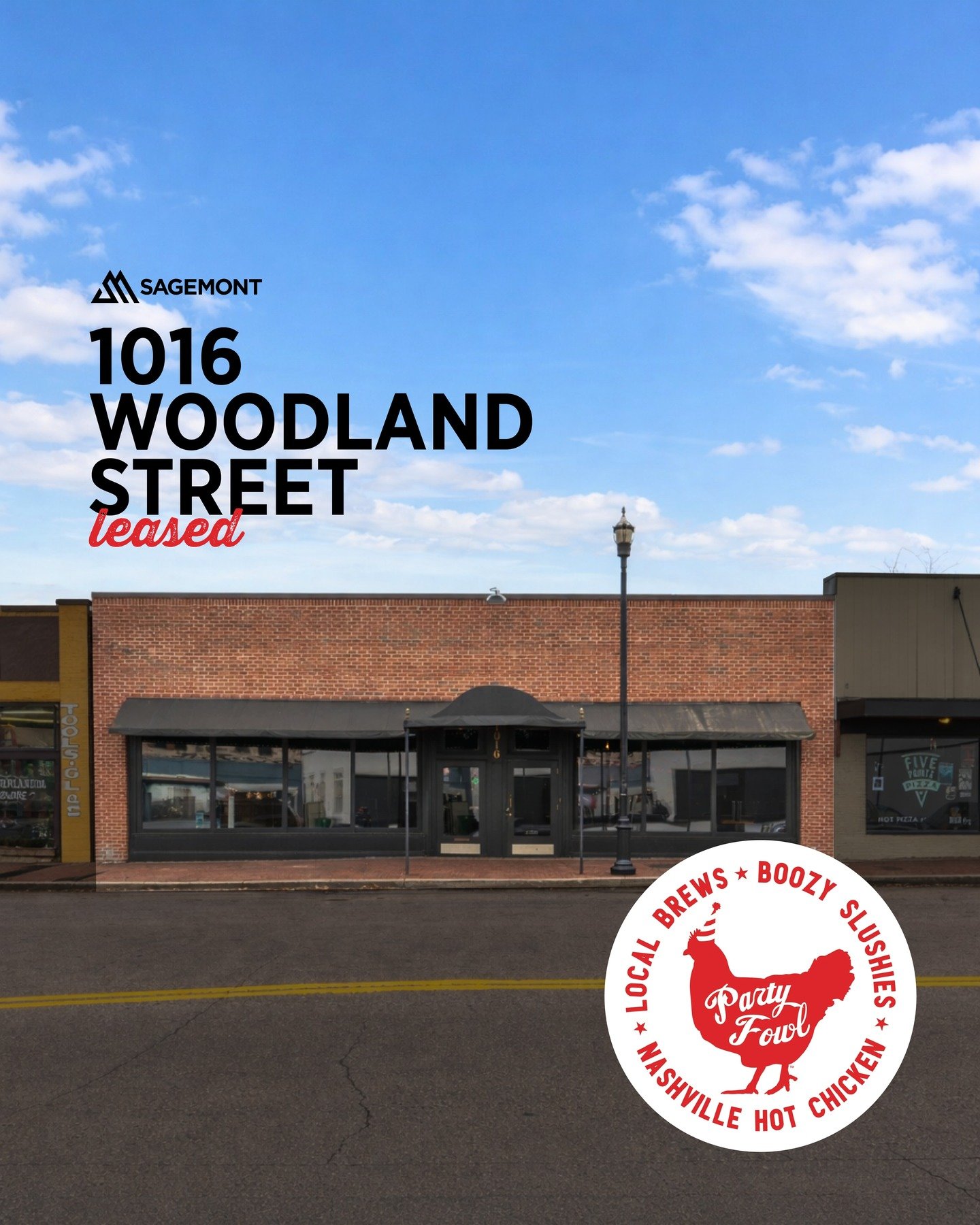 🎉 New kid on the Five Points block: welcome @partyfowlco to 1016 Woodland St!

The Nashville hot chicken spot originally opened in The Gulch back in 2014, quickly becoming a local favorite for its local hot chicken, boozy slushies, and lively atmosp