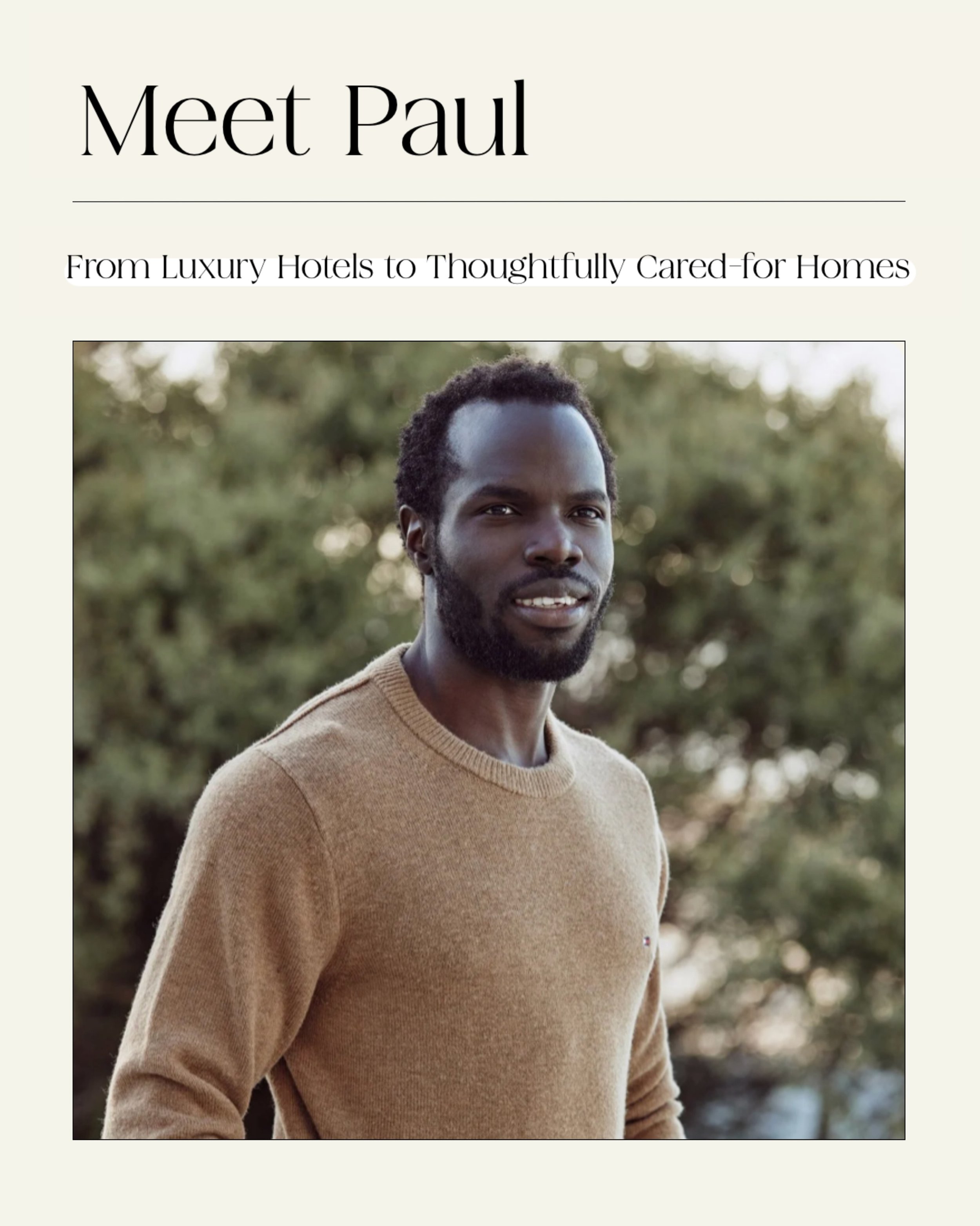 Hi everyone! I thought I&rsquo;d introduce myself for those who are new here.

I&rsquo;m Paul, the founder of Clean Concept, husband and dad to 3 children

Before starting Clean Concept, I spent over 10 years working in luxury hotels. One of the bigg