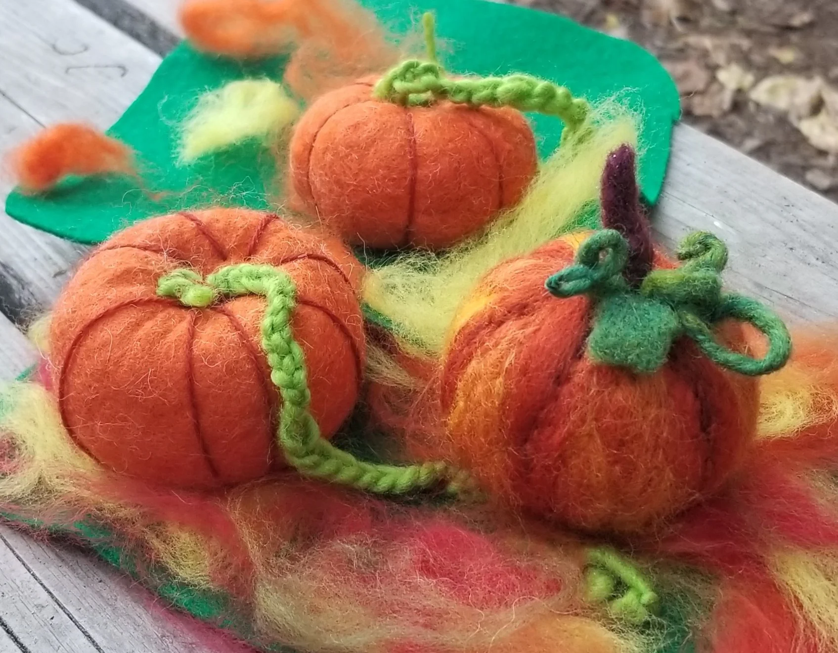 Needle-Felting Jack O'Lanterns Workshop with Zan Edson, October 31