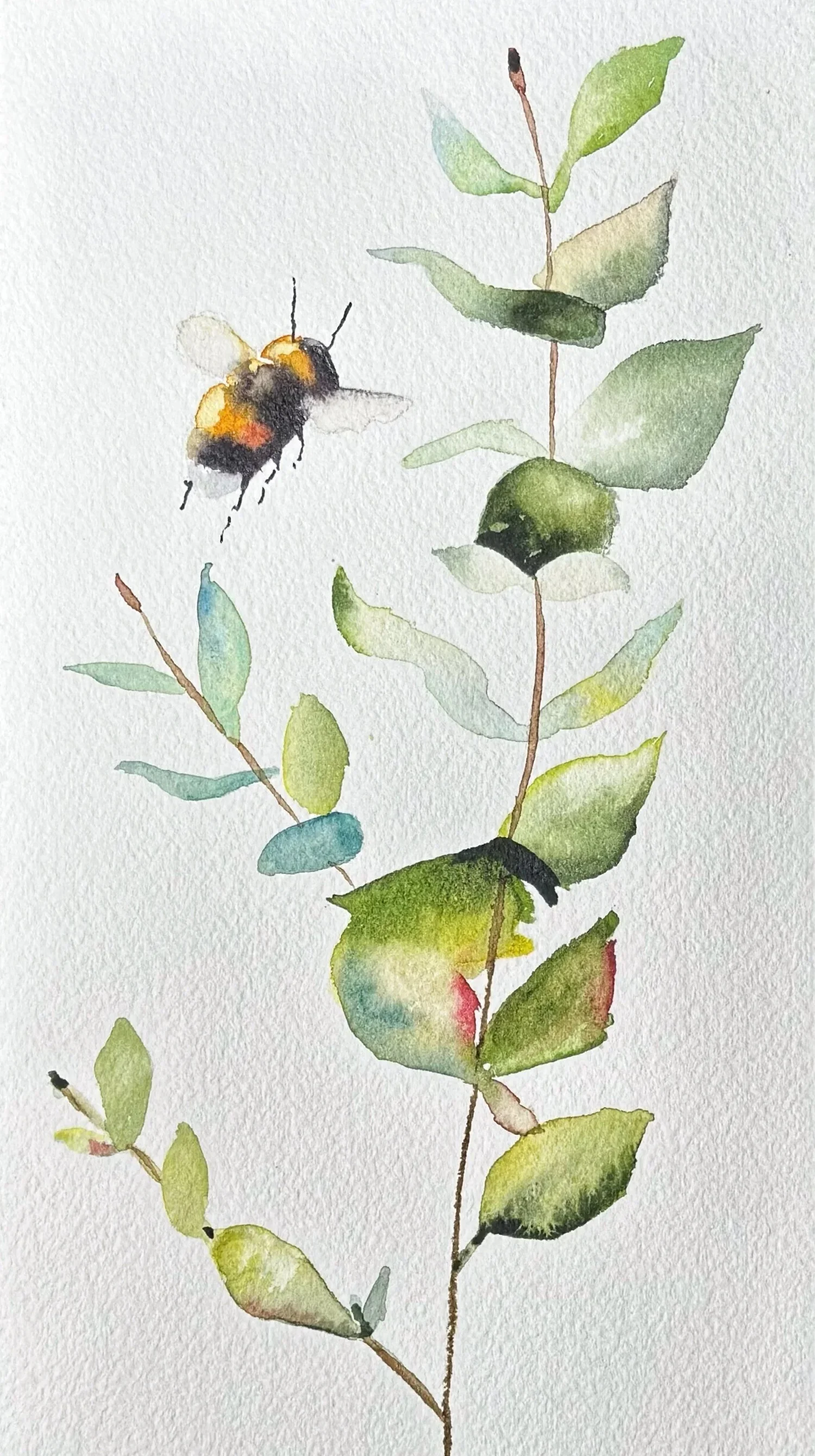 Leaves & Bumblebee