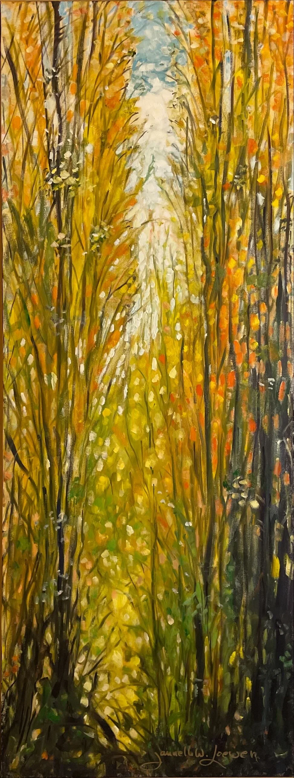 Poplars in the Autumn