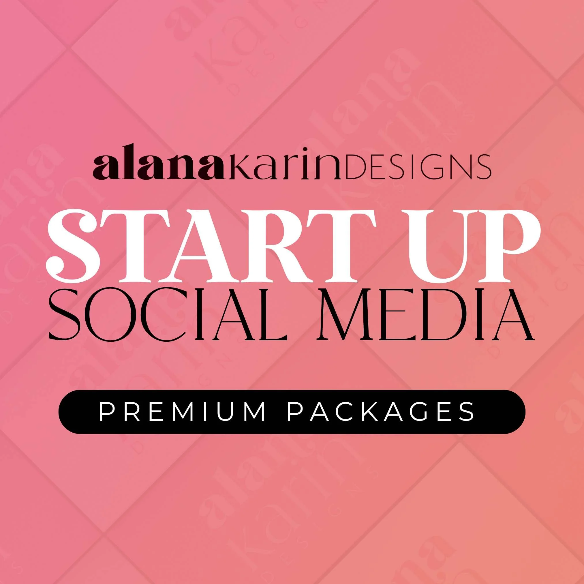The Start Up Social Media Package