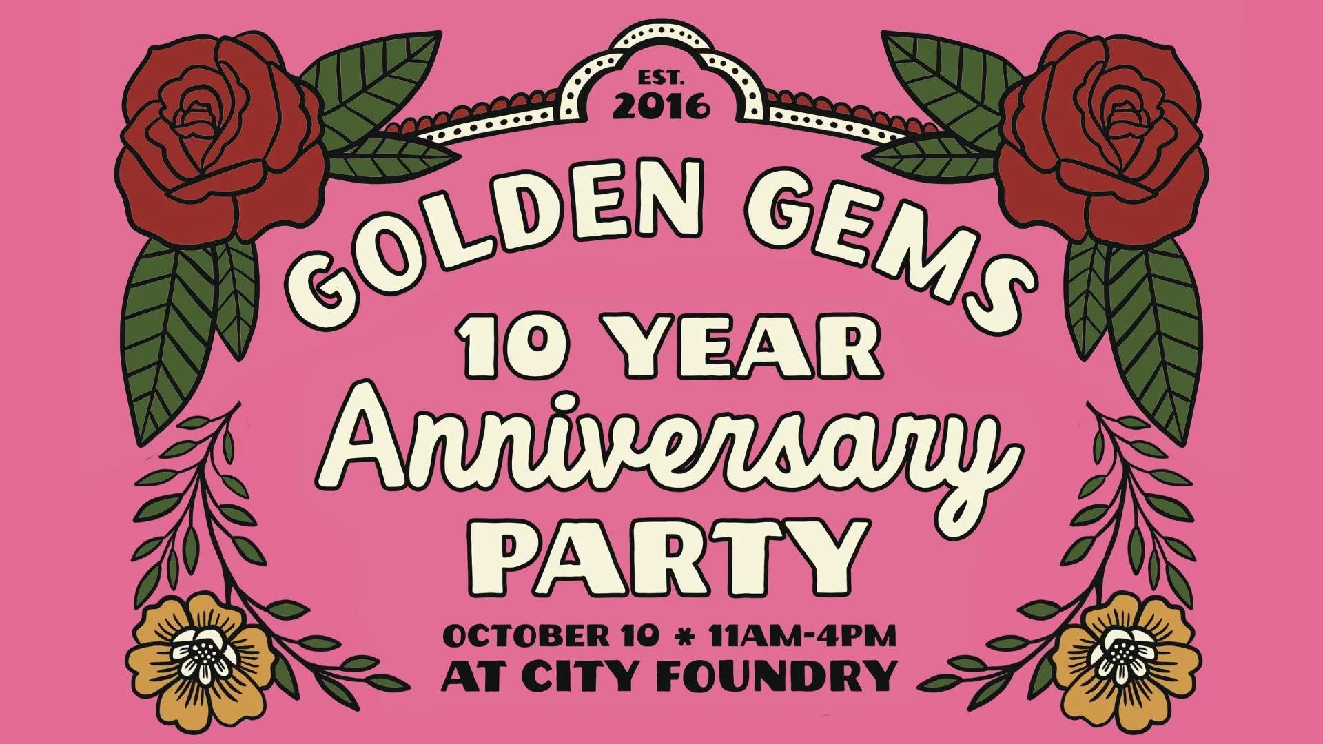 Golden Gems Anniversary Party!