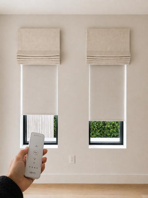 Somfy Motorized Shades in Altadena