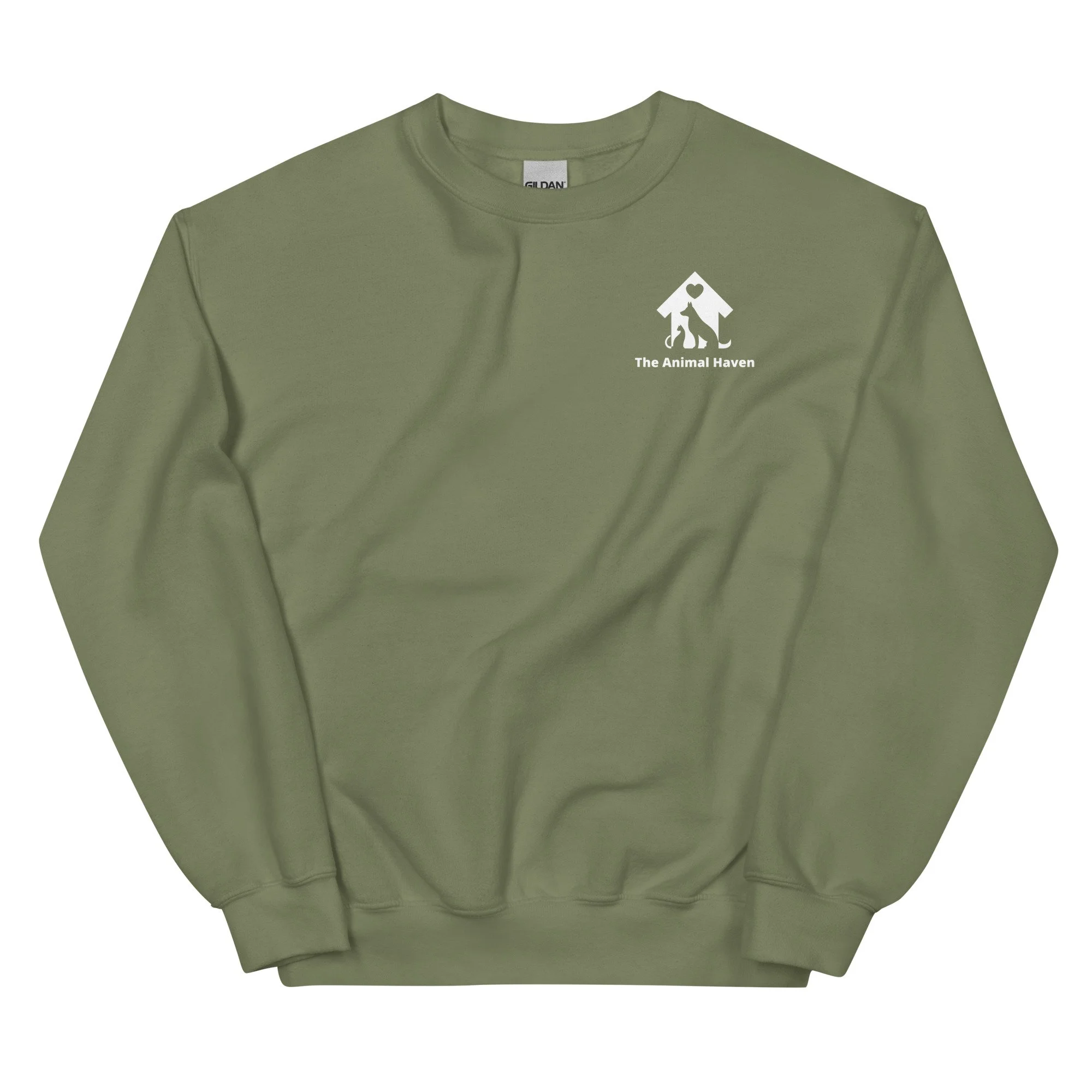 unisex-crew-neck-sweatshirt-military-green-front-67683d0df3519.jpg