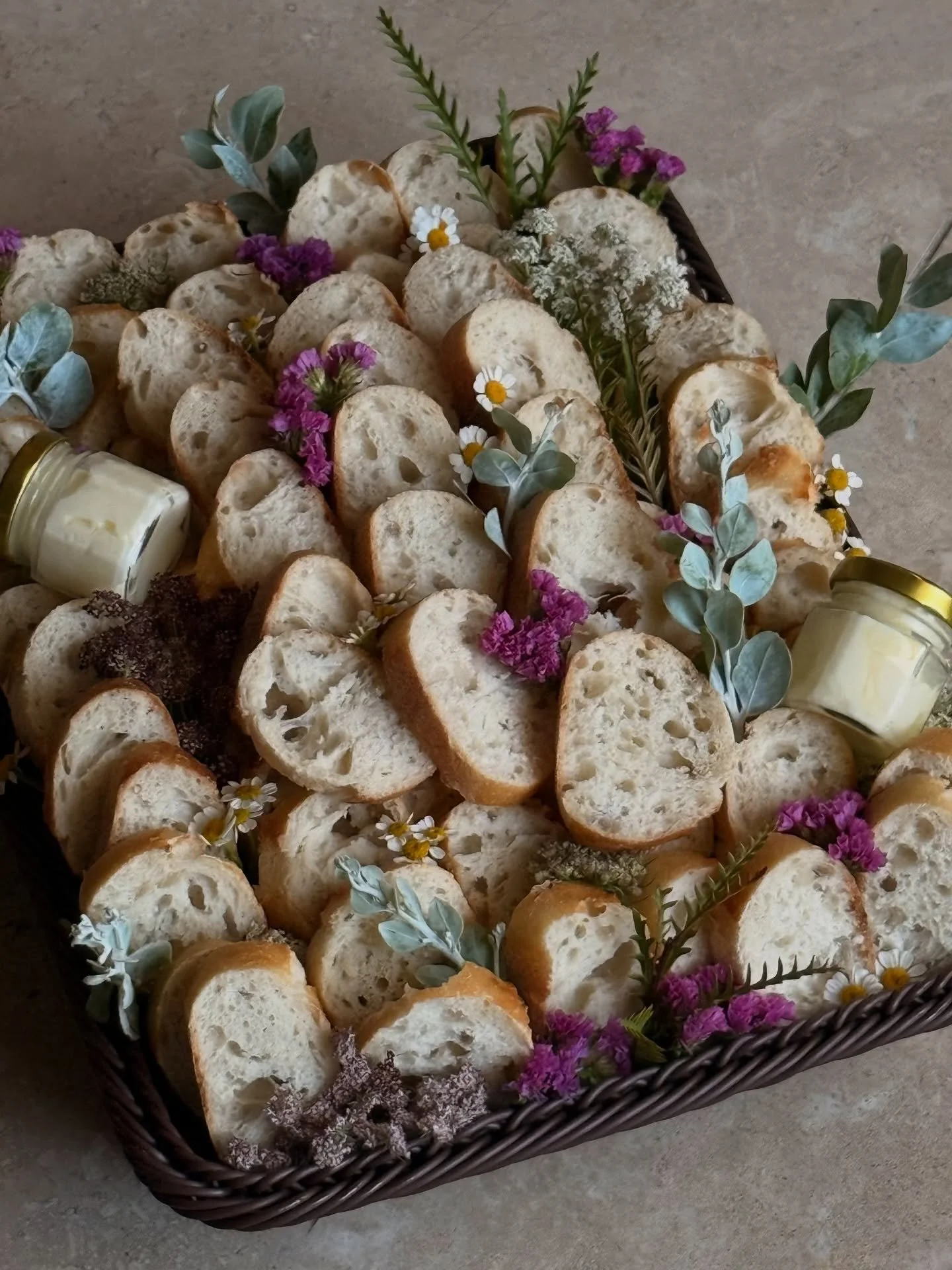 graze boards meet bread baskets!! Don&rsquo;t miss this lovely addition in your next booking 🌸