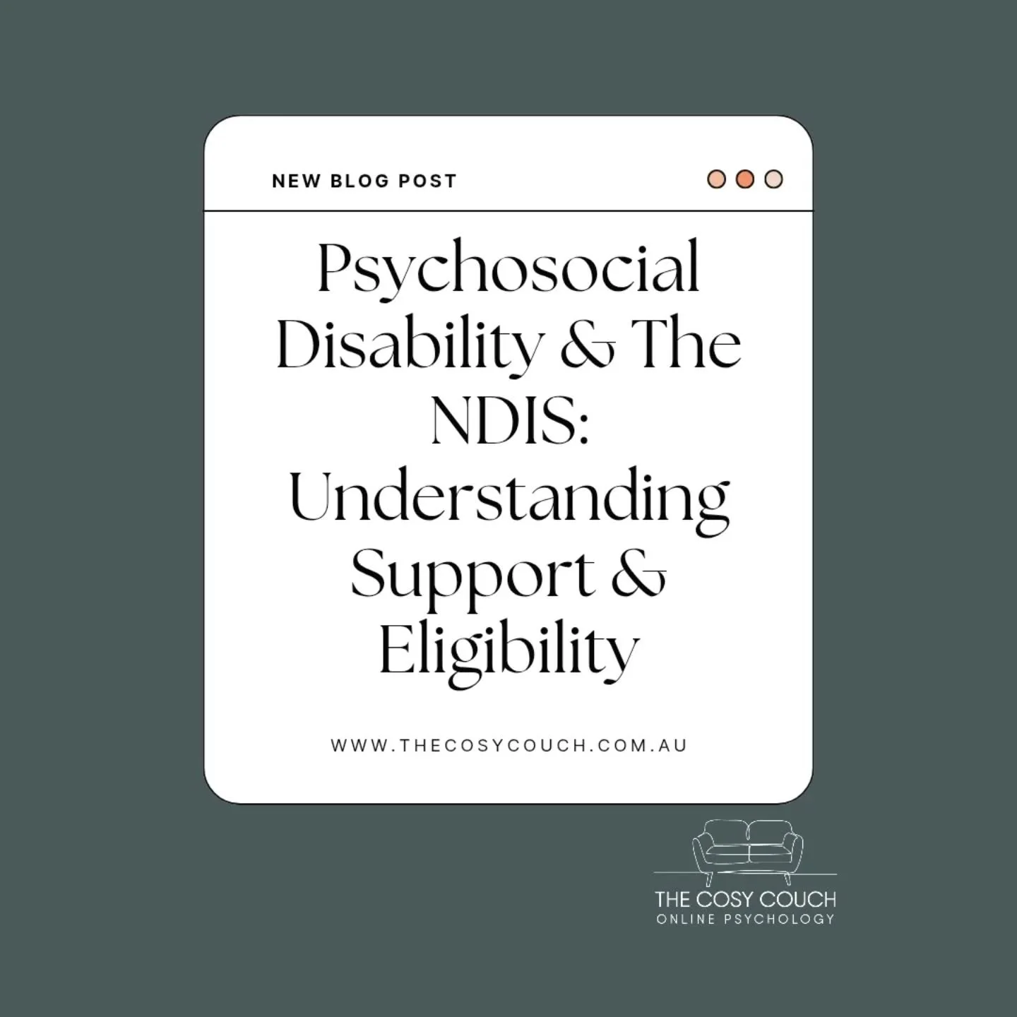 NEW BLOG! 
Check out our website in our bio for the full blog ✨ 
#ndis #bulkbilling #psychology #selfcare #mentalhealthawareness #psychosocial