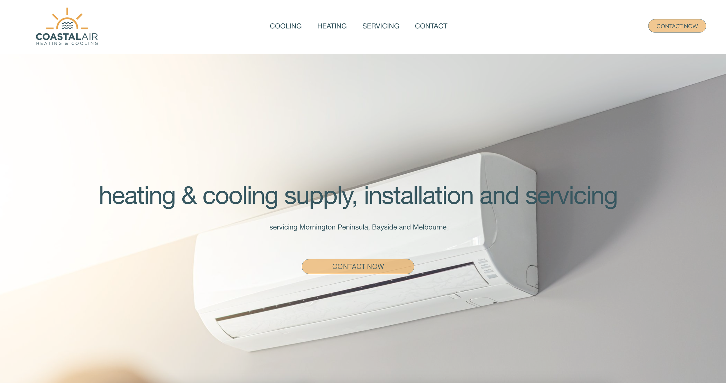 Coastal Air Heating and Cooling -
Jack needed a simple website to showcase his work and promote his services. Building a SEO-optimised website for Jack he can now be found via search engines as a local heating and cooling technician on the Mornington