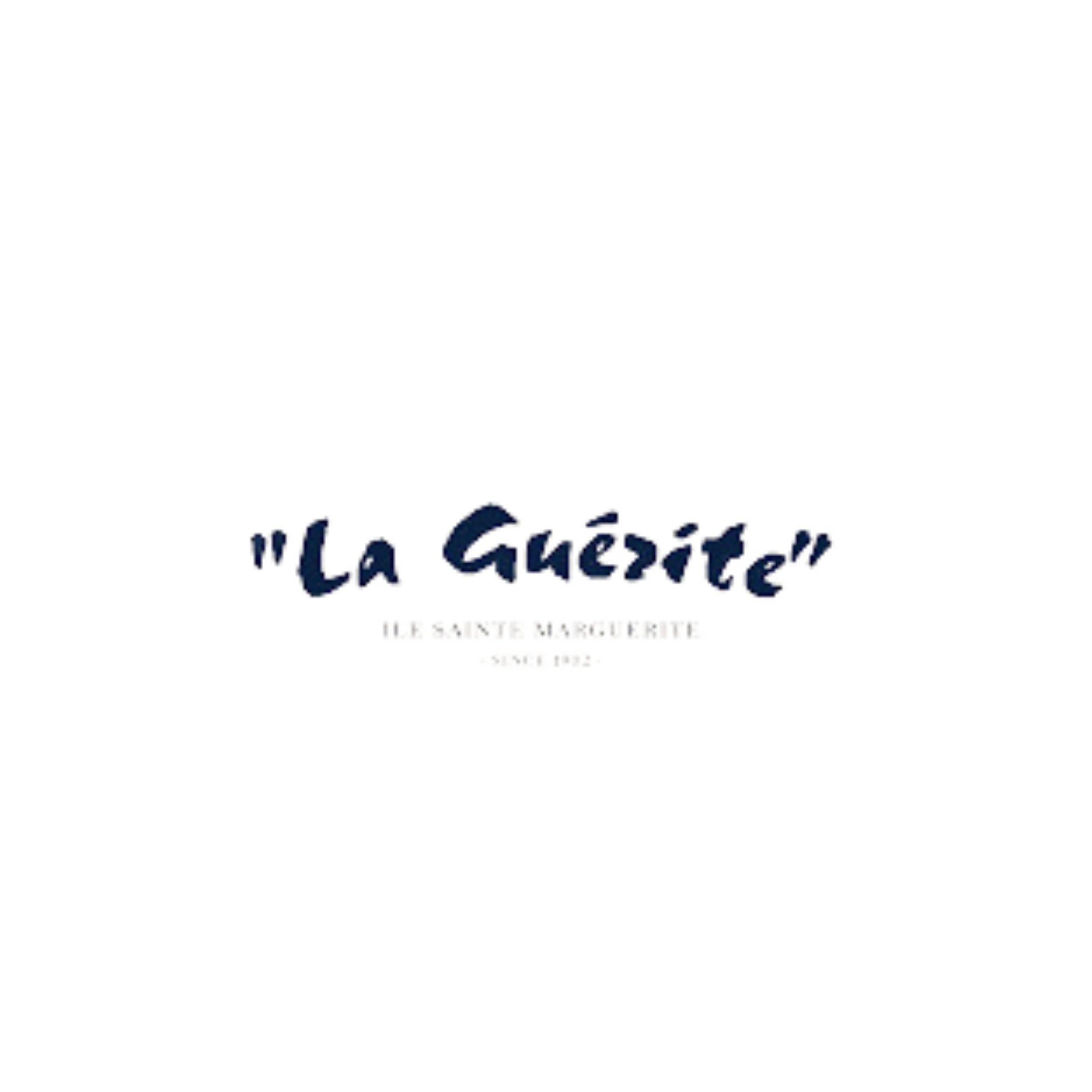 La Guérite restaurant logo with elegant script font