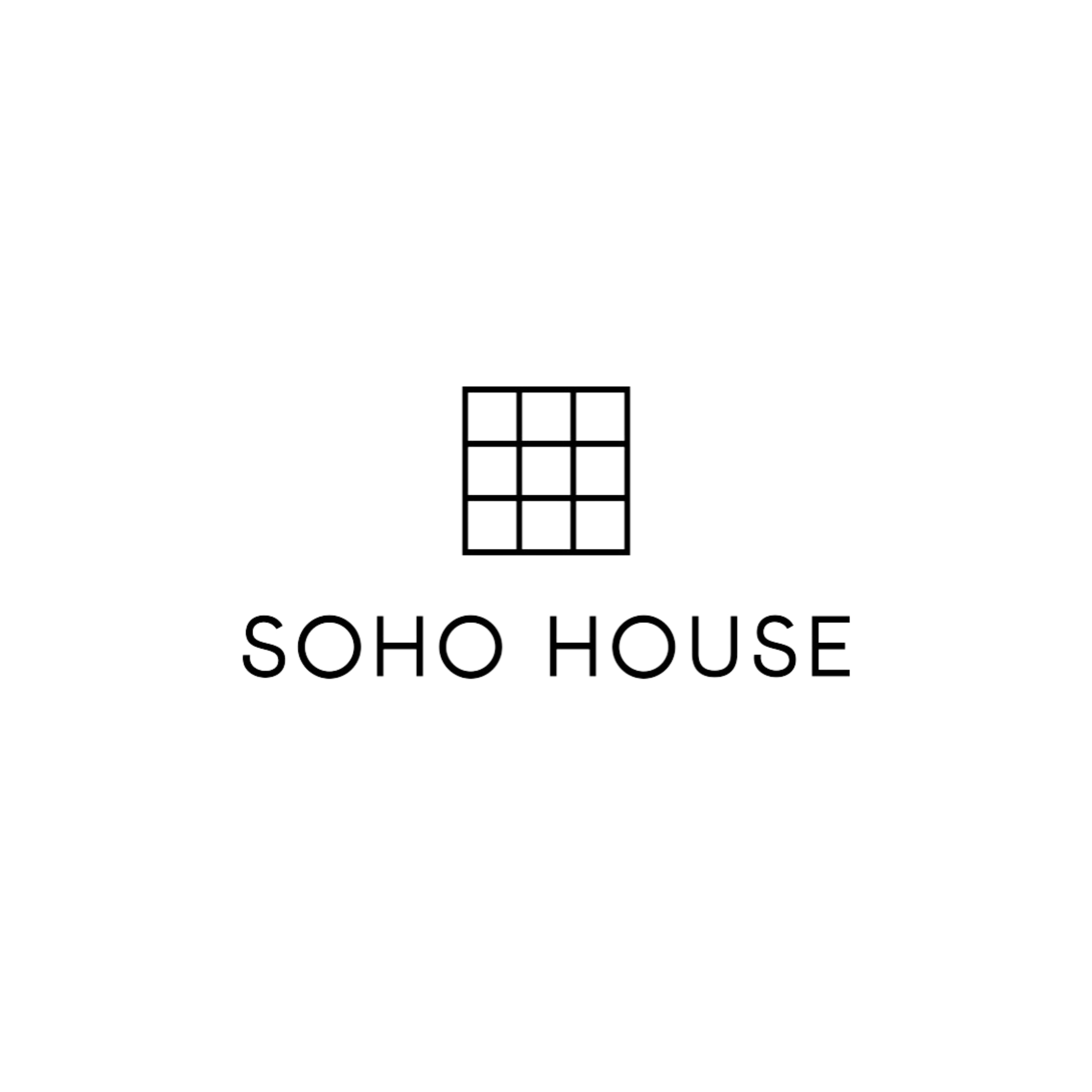 Soho House logo with a grid symbol above the text.