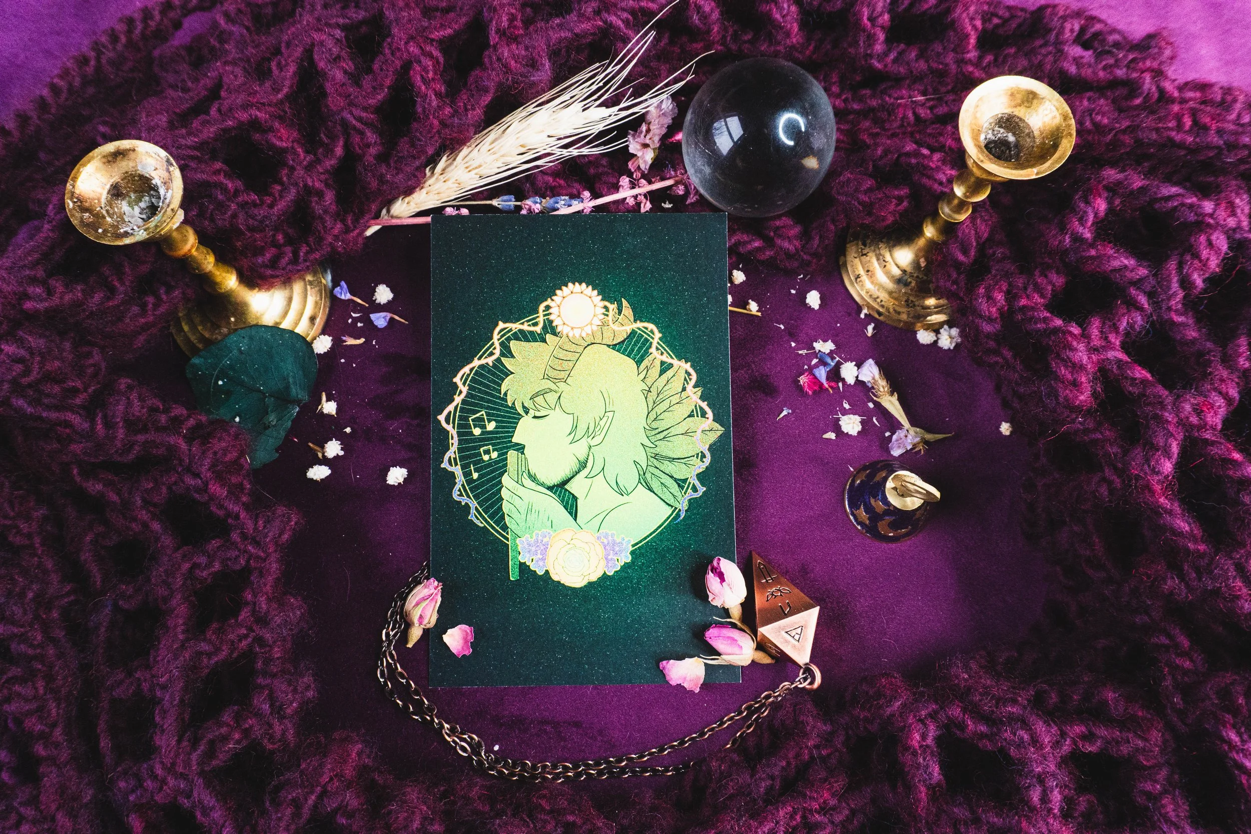 "satyr magic" print