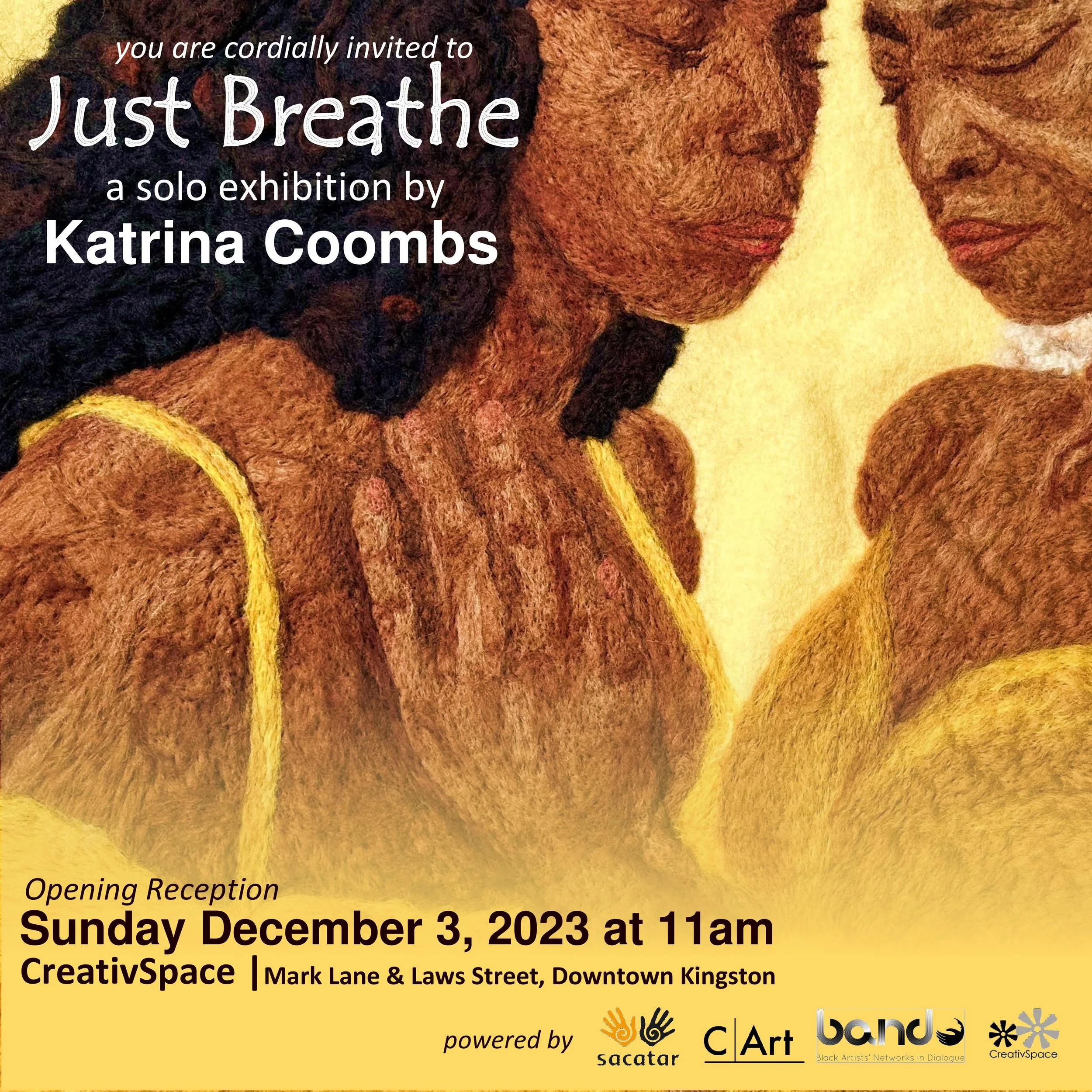 Katrina Coombs: Solo Show 'Just Breathe' in Downtown Kingston, Jamaica