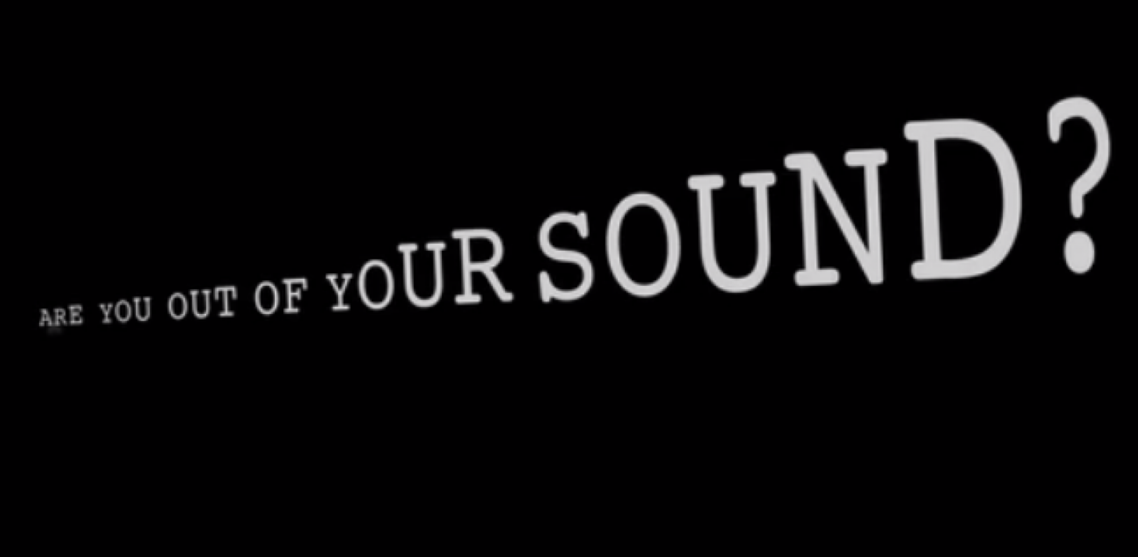 ARE YOU OUT OF YOUR SOUND? by Transart Advisor Sandeep Bhagwati