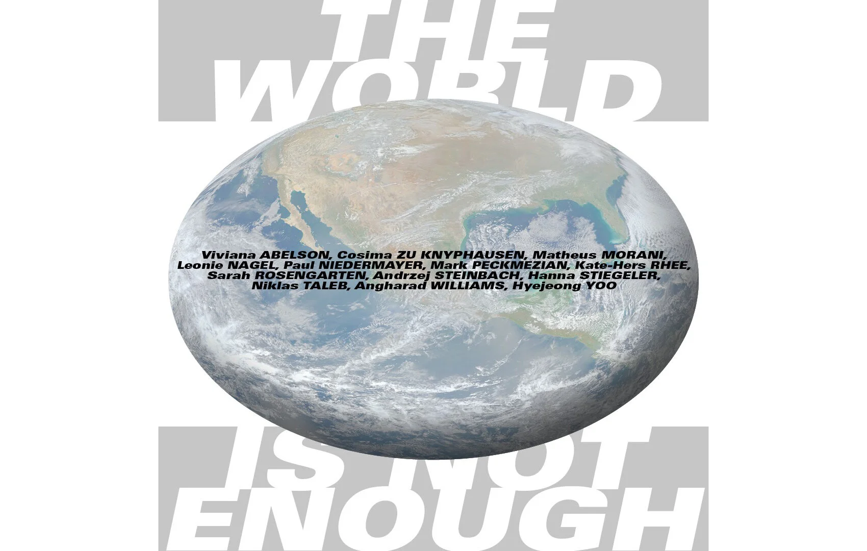 The World is Not Enough, opening this Friday 16-22h with Transartist kate-hers RHEE
