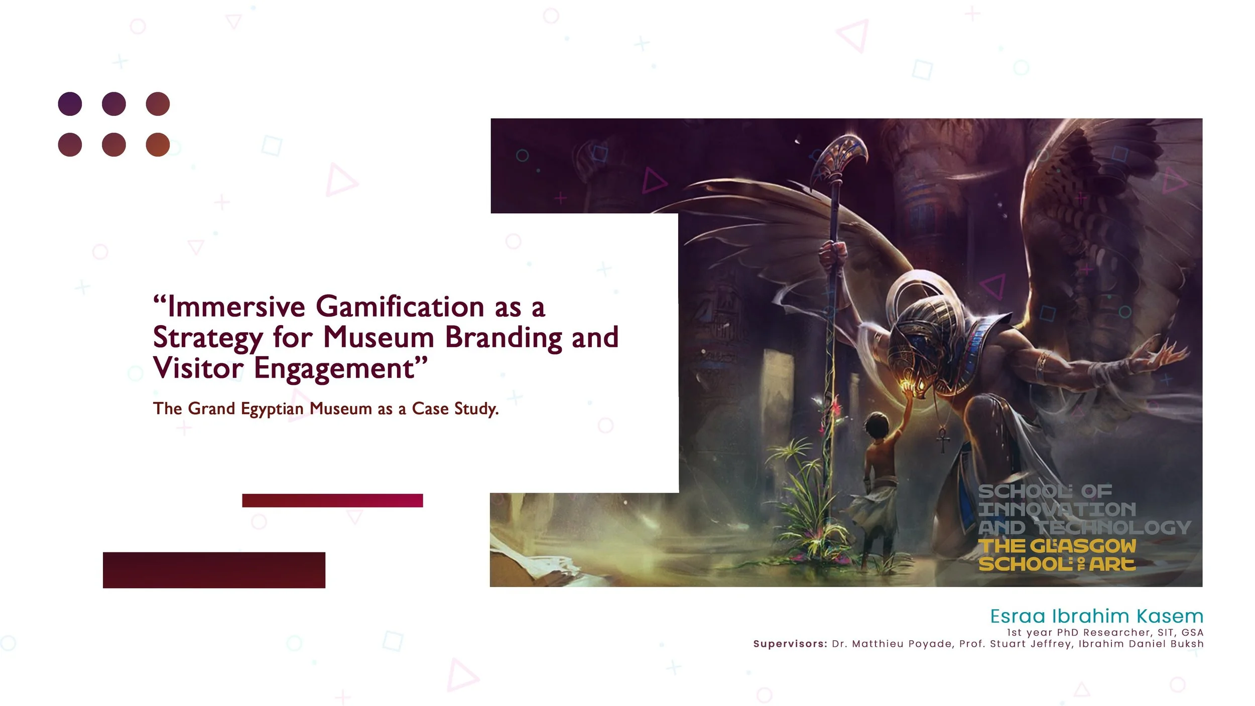 ESRAA KASEM: IMMERSIVE GAMIFICATION AS A STRATEGY FOR MUSEUM BRANDING AND VISITOR ENGAGEMENT