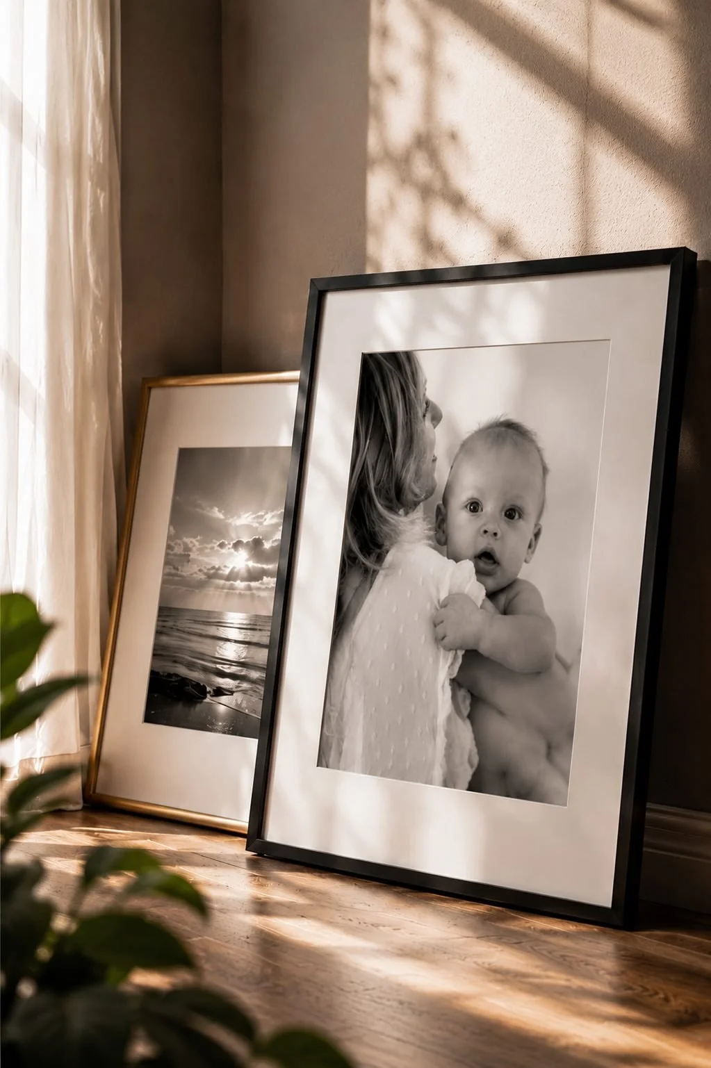 Timeless family photography featuring parents and their baby by Tucson, Arizona family photographer Rebekah Ayantola.