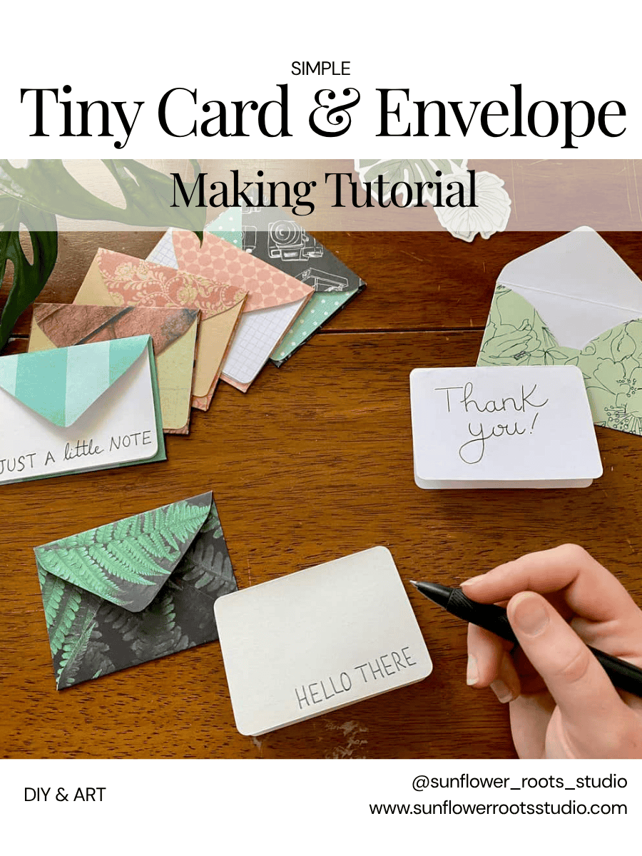 Tiny Envelope &amp; Card Making Tutorial