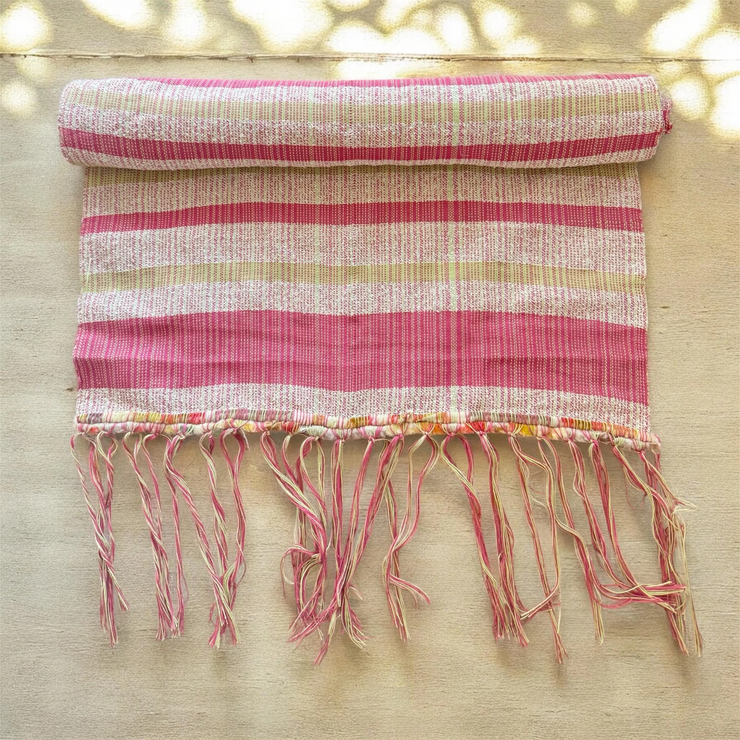 12ft, Cotton, 4 Harness Loom Weaving