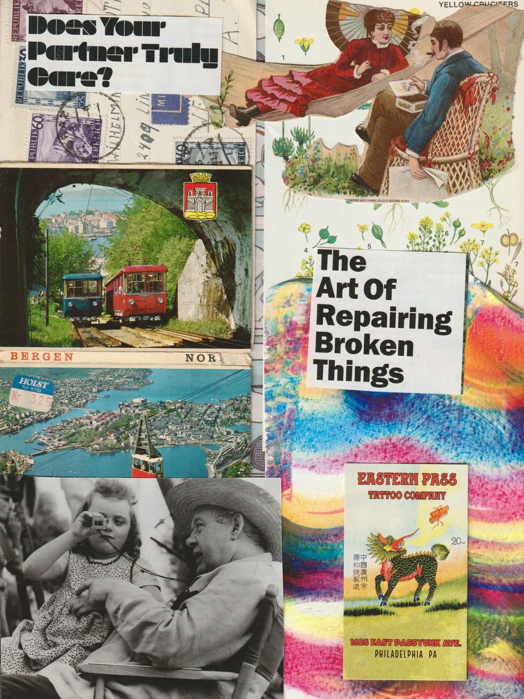 Digital Scanner Collage, Physical Objects