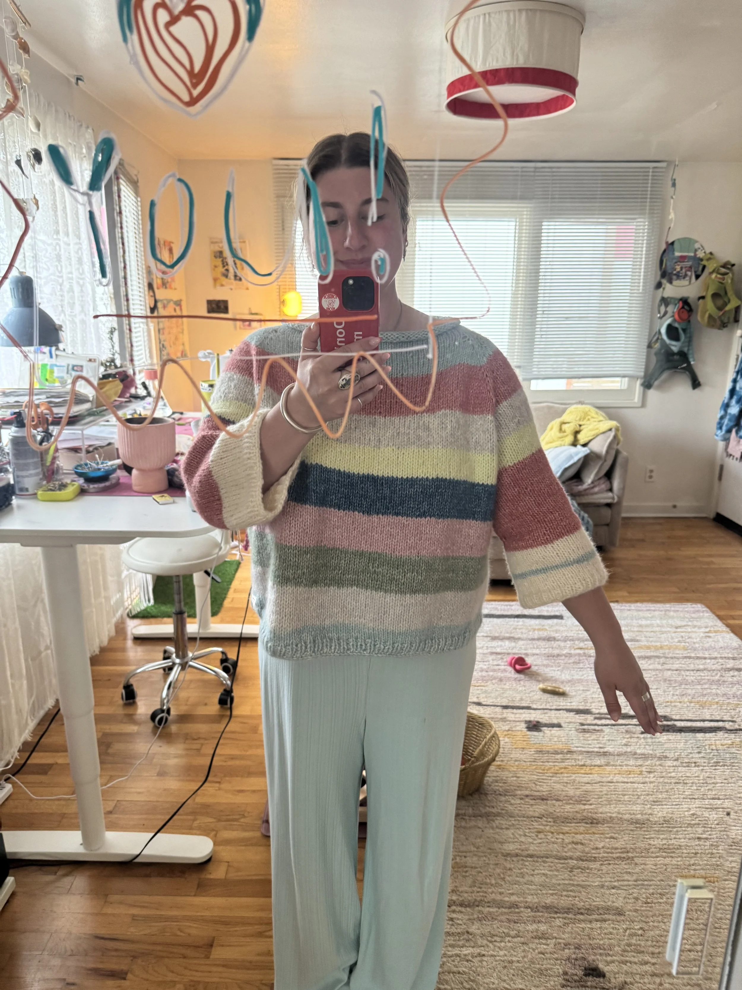 Hand Knit Sweater, Wool