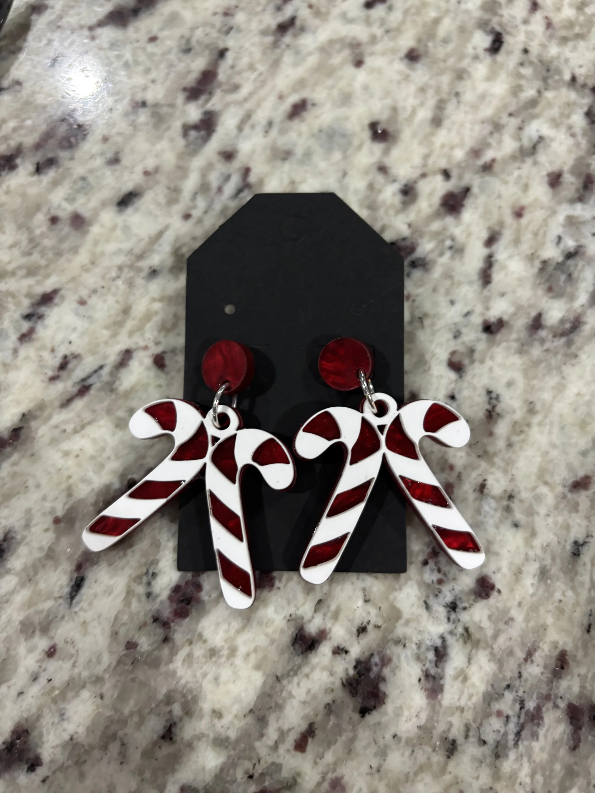 Festive Candy Cane Earrings
