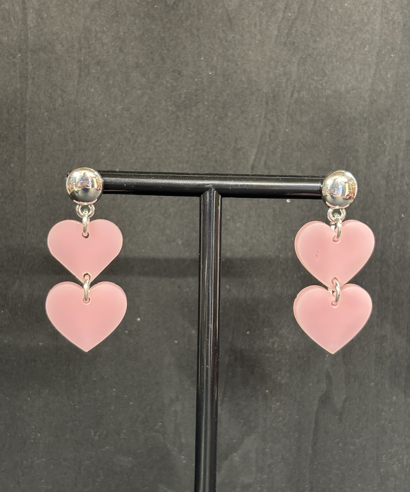 Double Heart Earrings