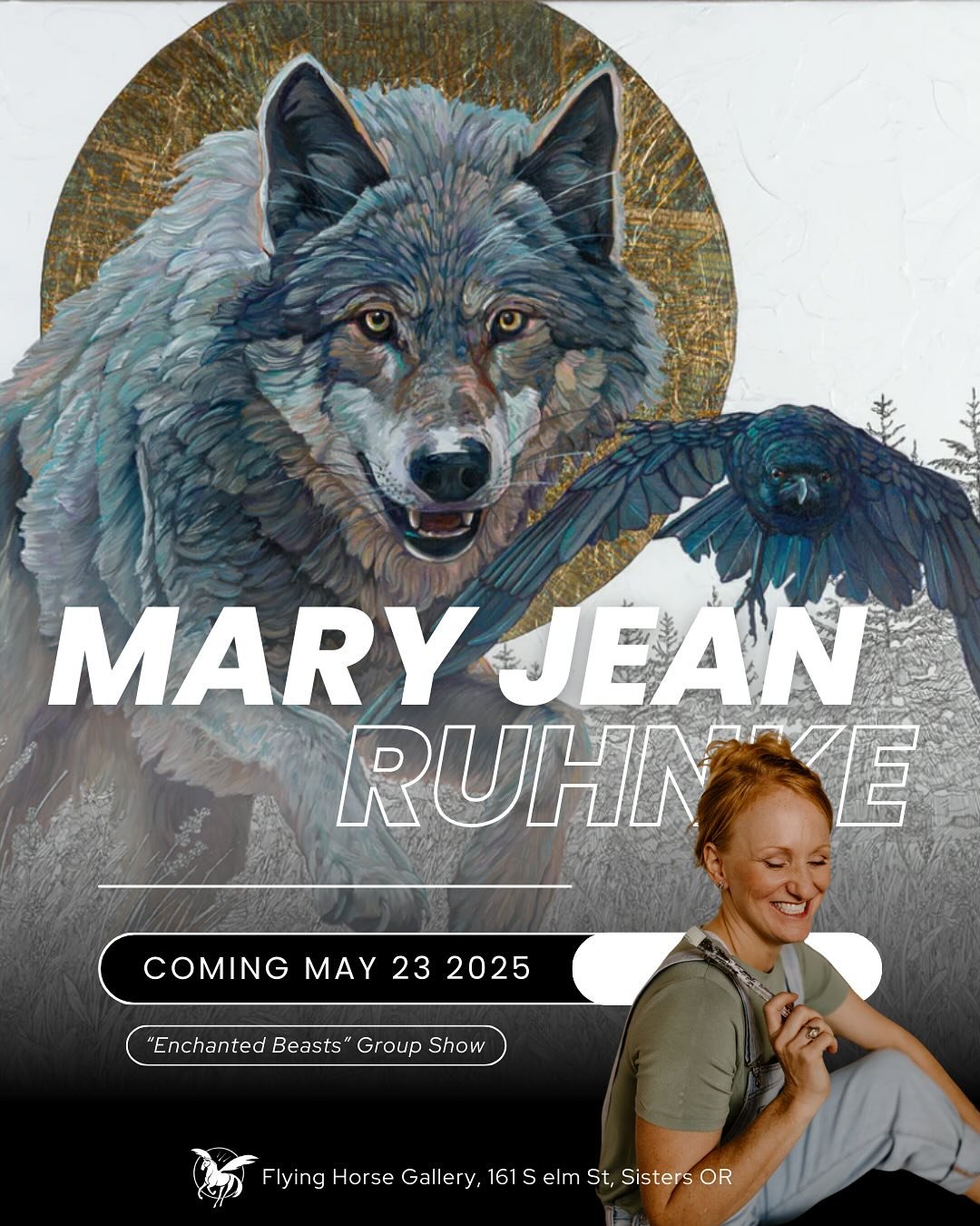 We could not be more honored to have this talented human share her originals and framed/unframed prints with us for the upcoming Enchanted Beasts group show. She has been selling exclusively through her own network, outside of galleries, for years so