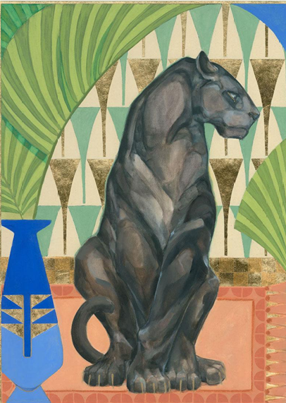 Abbylyn Wiliams - "Panther" 12" x 16" print