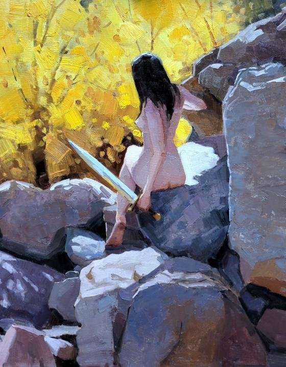 Benedict Halsy - Queen of Swords