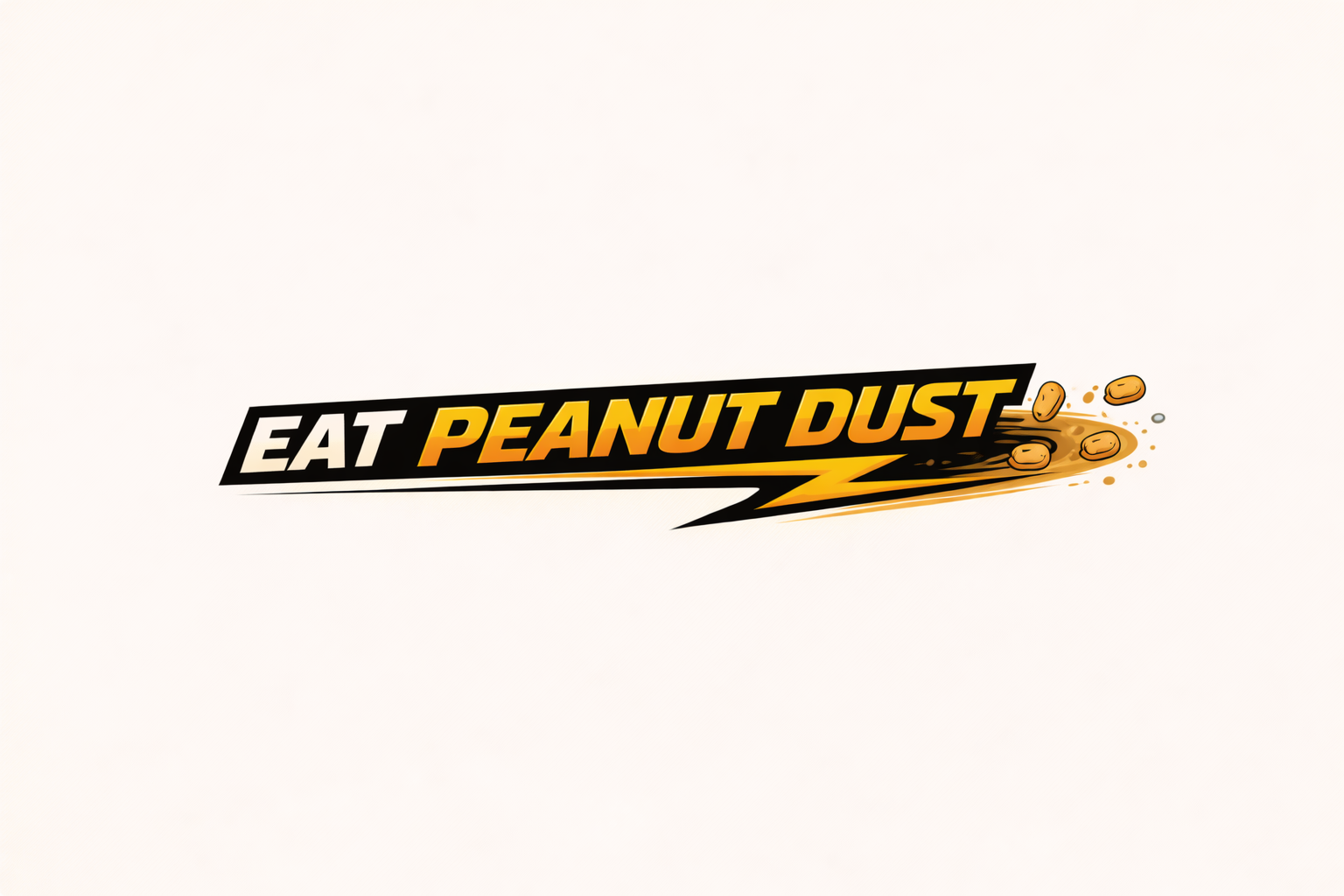 Eat Peanut Dust — Vinyl Decal Sticker (5") | Peanut Workshop