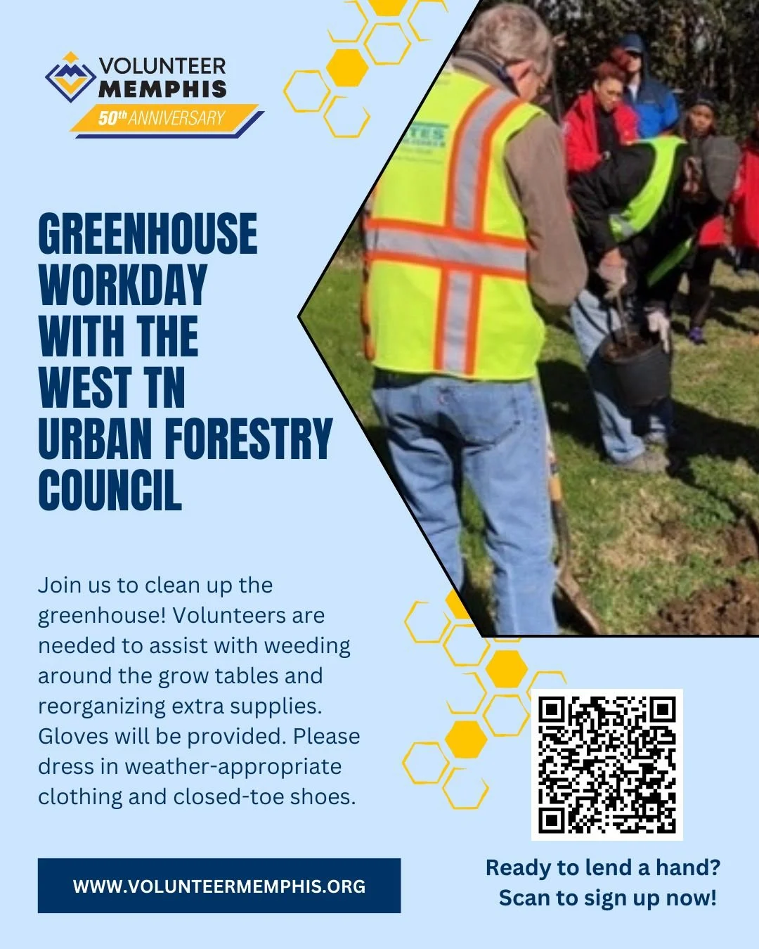 Roll up your sleeves and help us restore the greenhouse! 

Join us for the Greenhouse Workday and support local urban forestry efforts on December 2nd.

Scan the QR code or click the link in our bio to register for the date that works for you.