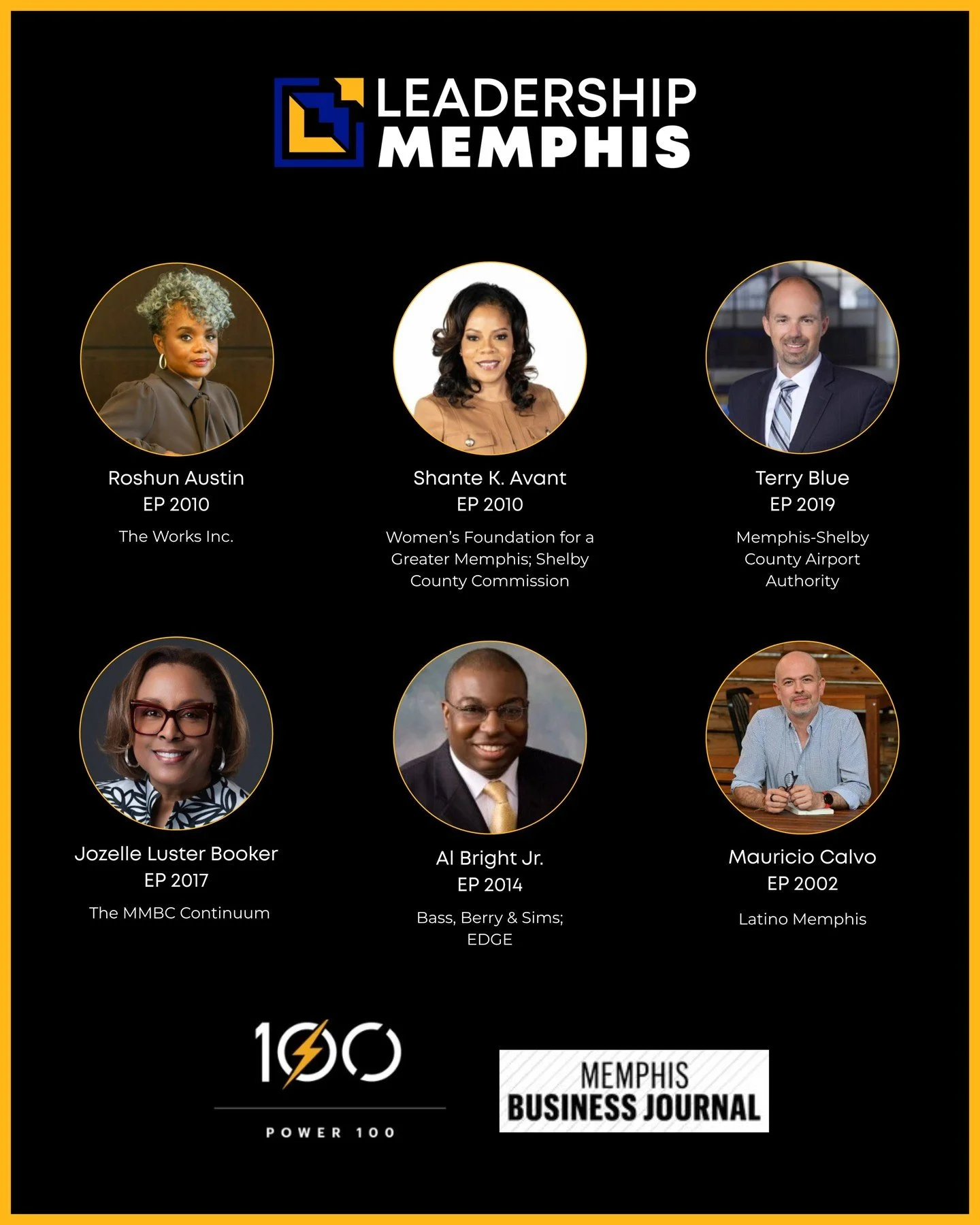 We are proud to celebrate 42 Leadership Memphis alumni who were named to the Memphis Business Journal Power 100 Executives list for 2025.

This recognition highlights leaders who are shaping the future of Memphis&mdash;and it is especially meaningful