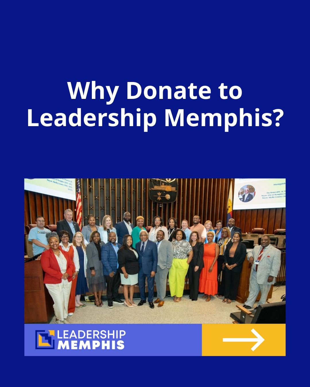 The impact is clear. The numbers speak. 📊💙

&bull; 4,300+ leaders trained since 1979
&bull; 3 civic leadership programs addressing Memphis&rsquo; most pressing issues
&bull; 300+ Community Action Projects completed with local nonprofits
&bull; 36,0