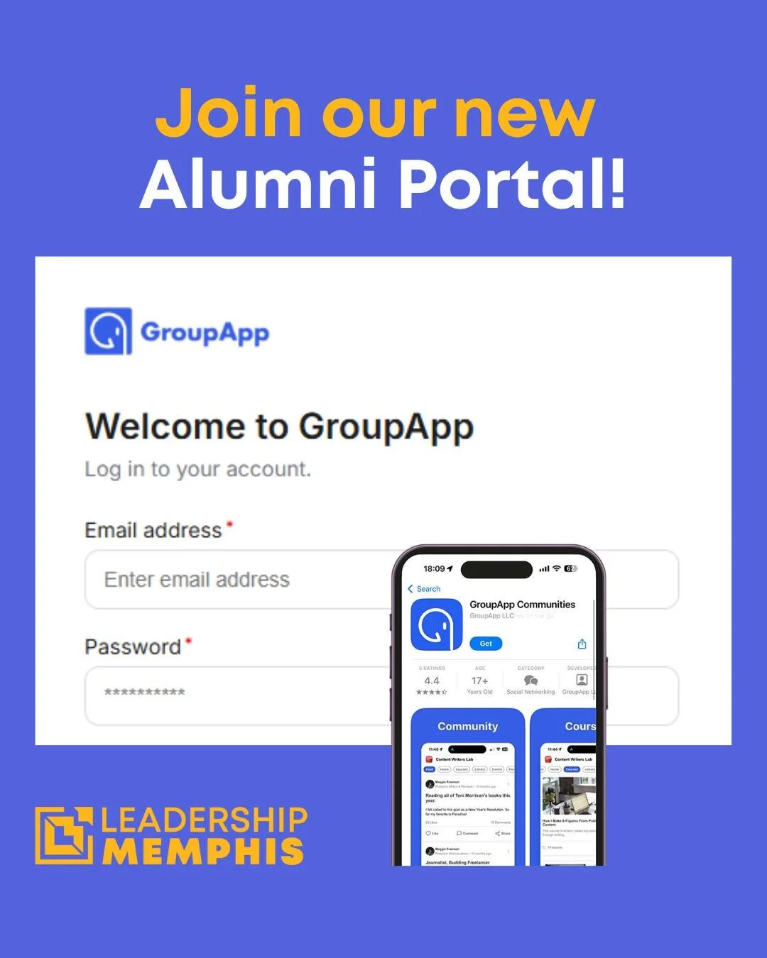 We&rsquo;ve got a new place to stay connected! 🎉

Join our Alumni Portal on GroupApp to get updates, share opportunities, and stay plugged into the community you love. 💬✨

👉 Join us today and don&rsquo;t miss a thing! Link in bio!

#leadershipmemp