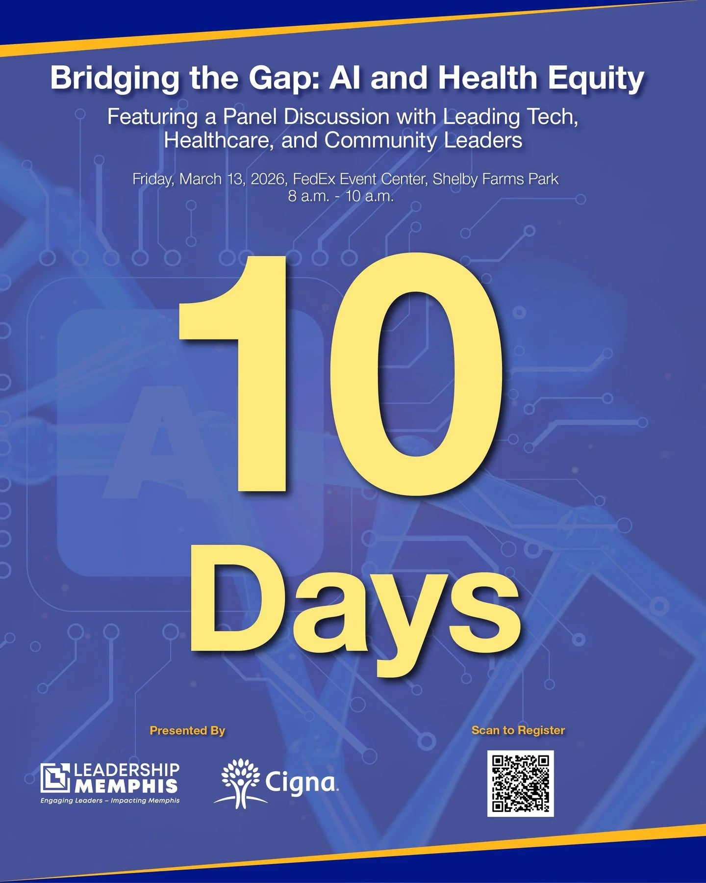 Only 🔟 days until the 17th Annual Multicultural Breakfast!

Join us as we bring together leaders and changemakers to explore this year&rsquo;s powerful theme, &ldquo;Bridging the Gap: AI and Health Equity.&rdquo; The conversation around innovation a