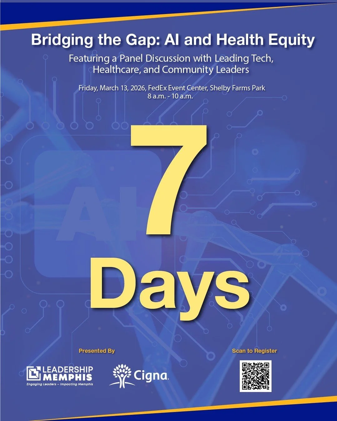 Only 7️⃣ days until the 17th Annual Multicultural Breakfast!

Join us as we bring together leaders and changemakers to explore this year&rsquo;s powerful theme, &ldquo;Bridging the Gap: AI and Health Equity.&rdquo; The conversation around innovation 