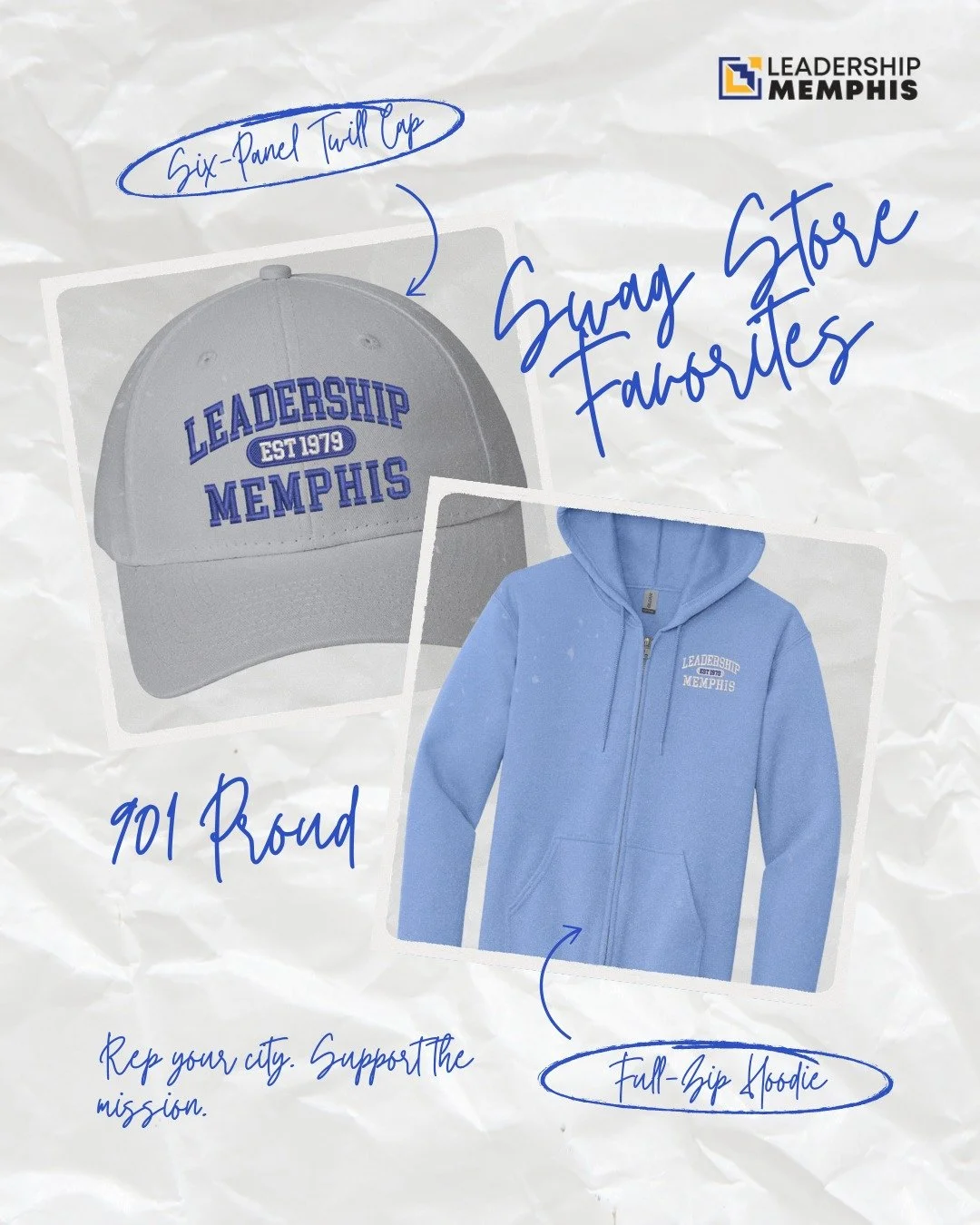 Support the Mission. 💙

Our Swag Store is more than merch&mdash;it&rsquo;s a way to celebrate Memphis, community, and the impact we&rsquo;re building together. Every purchase helps support the work we do while letting you rep the 901 with pride.

🛍