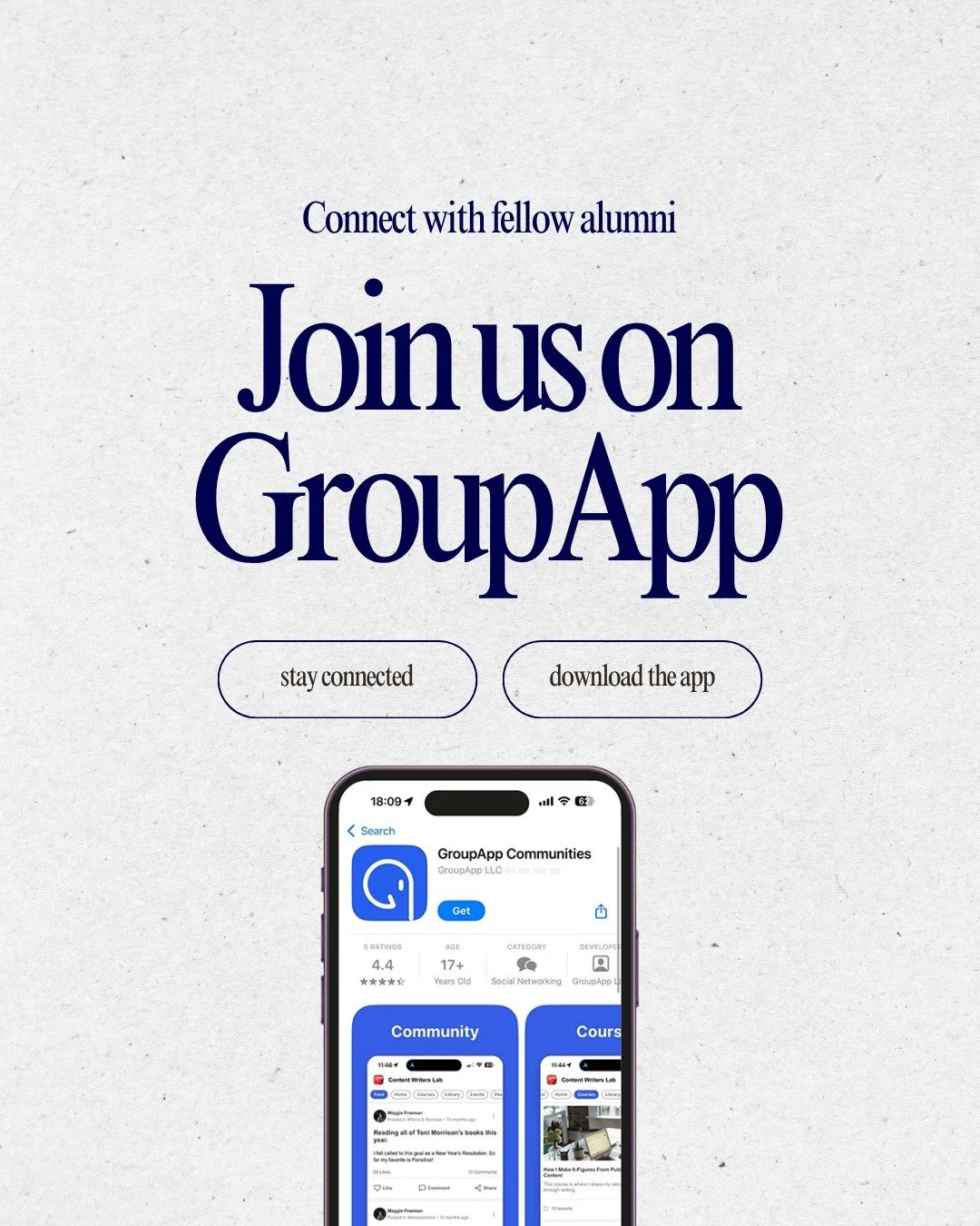 Connections don&rsquo;t stop after the program ends. 📲

GroupApp makes it easy to stay plugged into the Leadership Memphis community&mdash;whether you&rsquo;re networking with fellow alumni, discovering upcoming events, or sharing new opportunities 