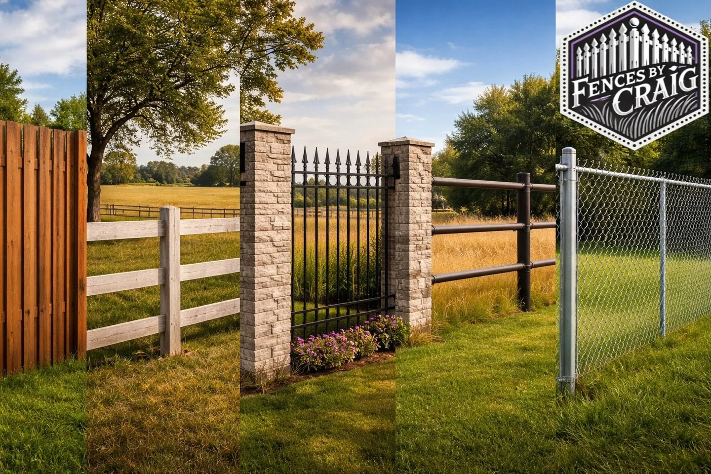 Looking for quality fencing at an affordable price?
Fences By Craig offers multiple fencing styles, free quotes, and reliable service you can trust.

Message us today for your FREE quote!