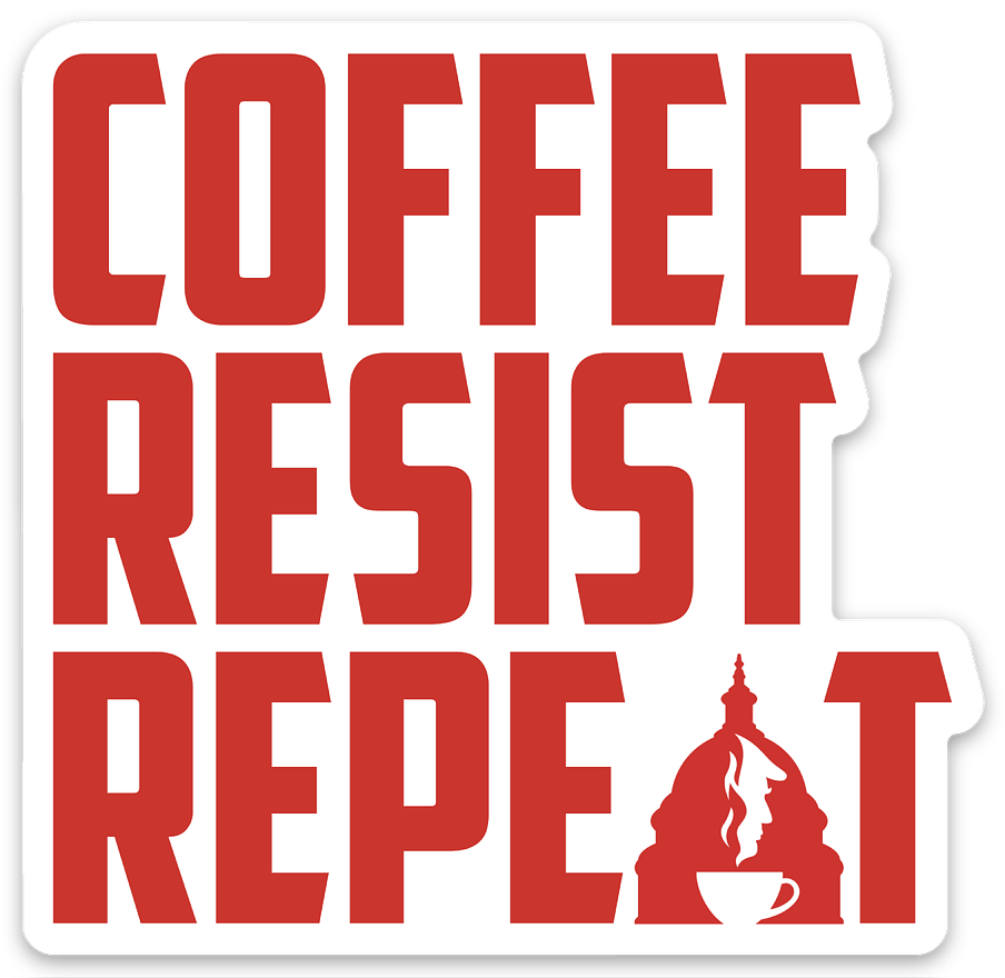 Coffee Resist Repeat Magnet