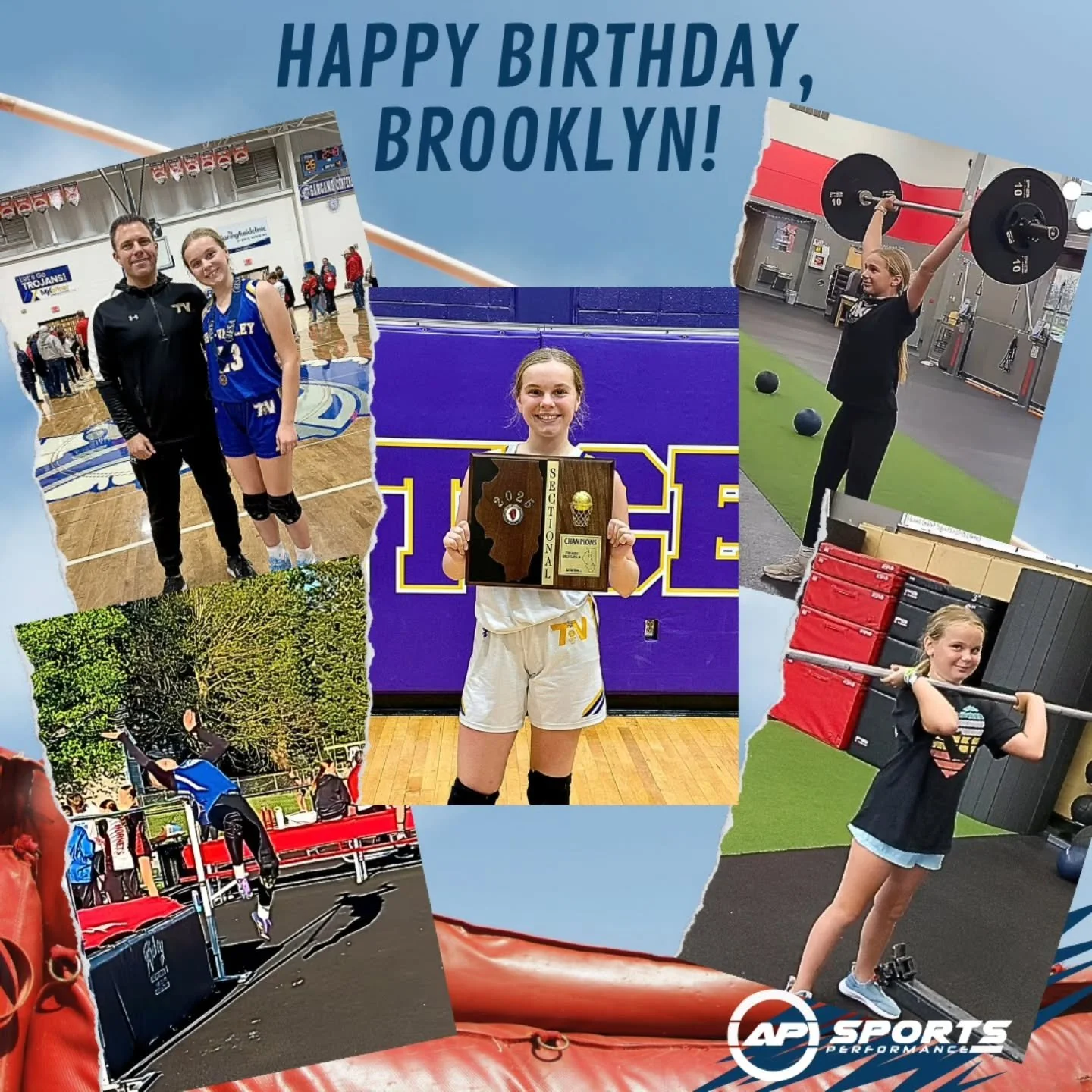 Big Happy Birthday wishes to Brooklyn! There's never a dull moment with Brooklyn, and rarely a time she isn't busy playing one of her four sports. She even spent the day at a track meet competing with some of the best in the area and prepping for nex