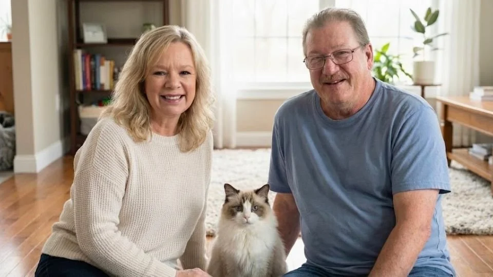 Tamara Shade and family of AAA Class Act – Shades of Sapphire Ragdolls, a reputable Ohio-based Ragdoll breeder focused on health, temperament, and ethical breeding practices.