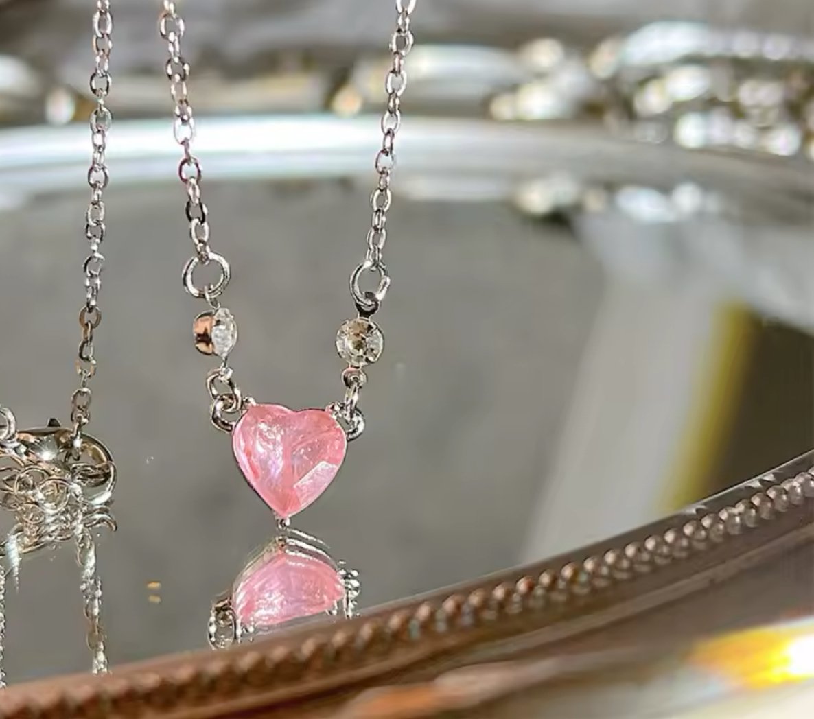Pink Pendent Necklace