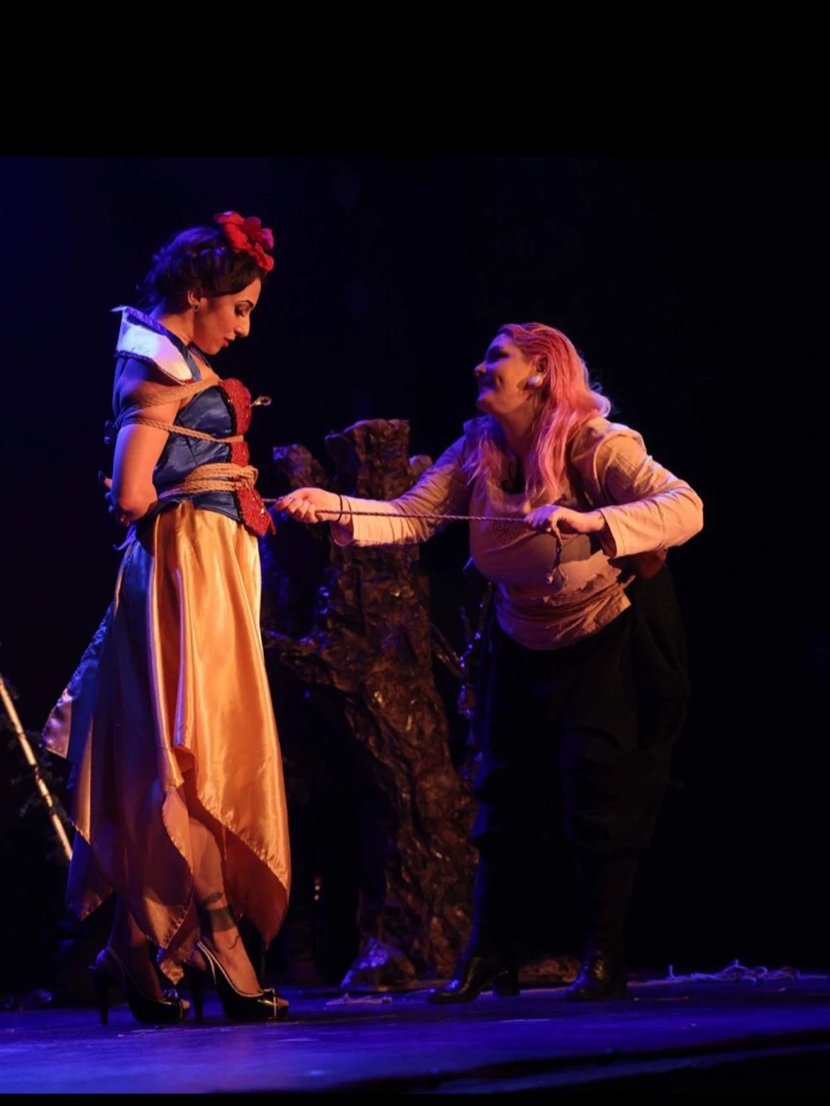 Merry Contrary & Knotyourpeach Burlesque Performance, shot by Lief Norman