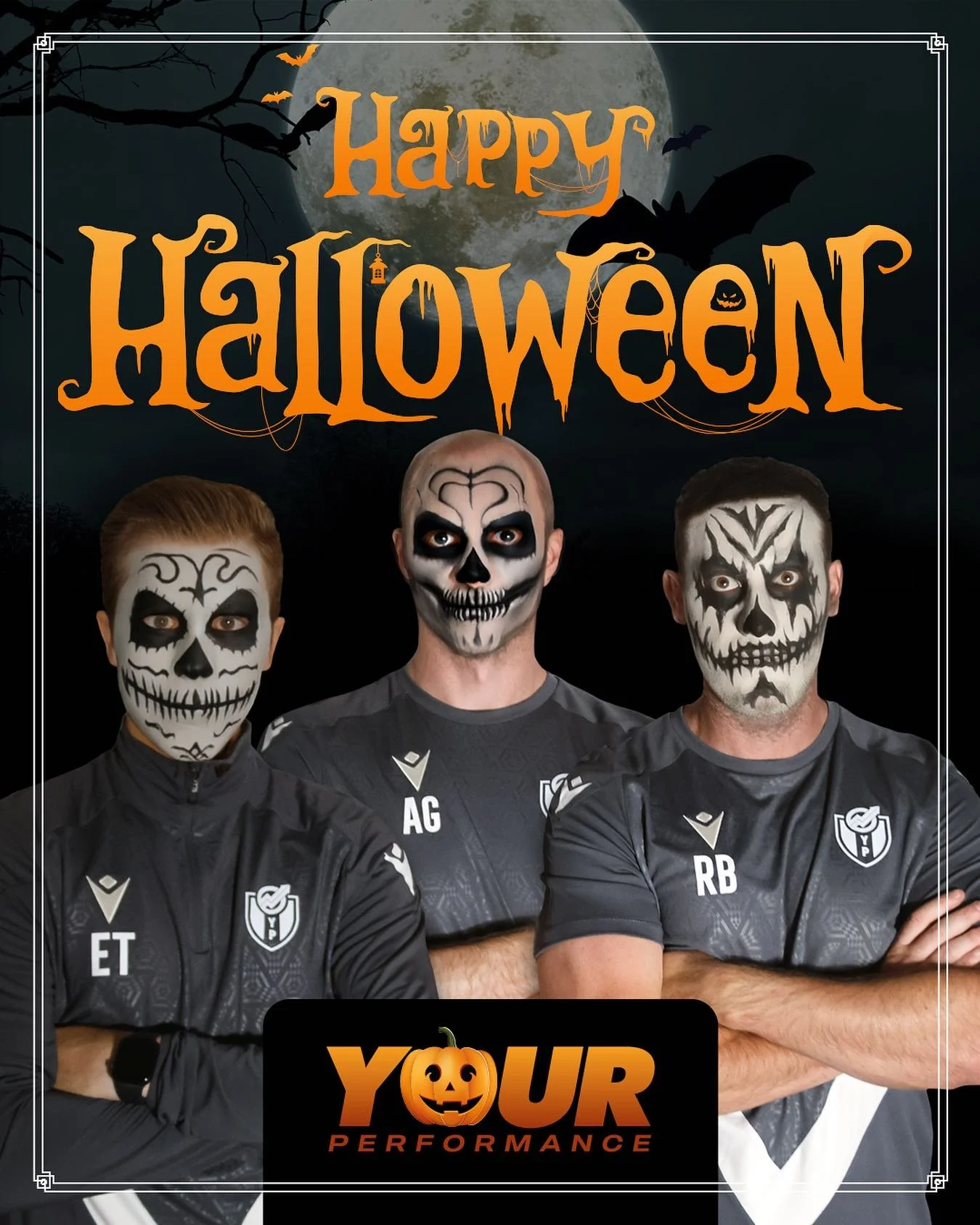 Happy Halloween from everyone at Your Performance 🎃

We hope your day is as scary as some of our coaches here 📈

#yourperformance #tamworth #tamworthfootball #football #footballcoach #footballcoaching #footballplayer #coach #coaching #teamwork #pla
